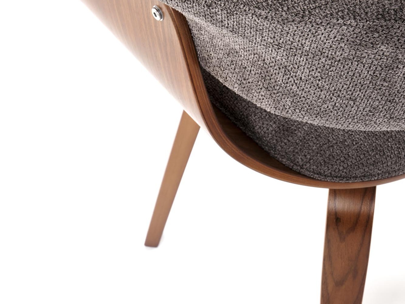 Chaise Houston 1597 (Gris + Noyer)