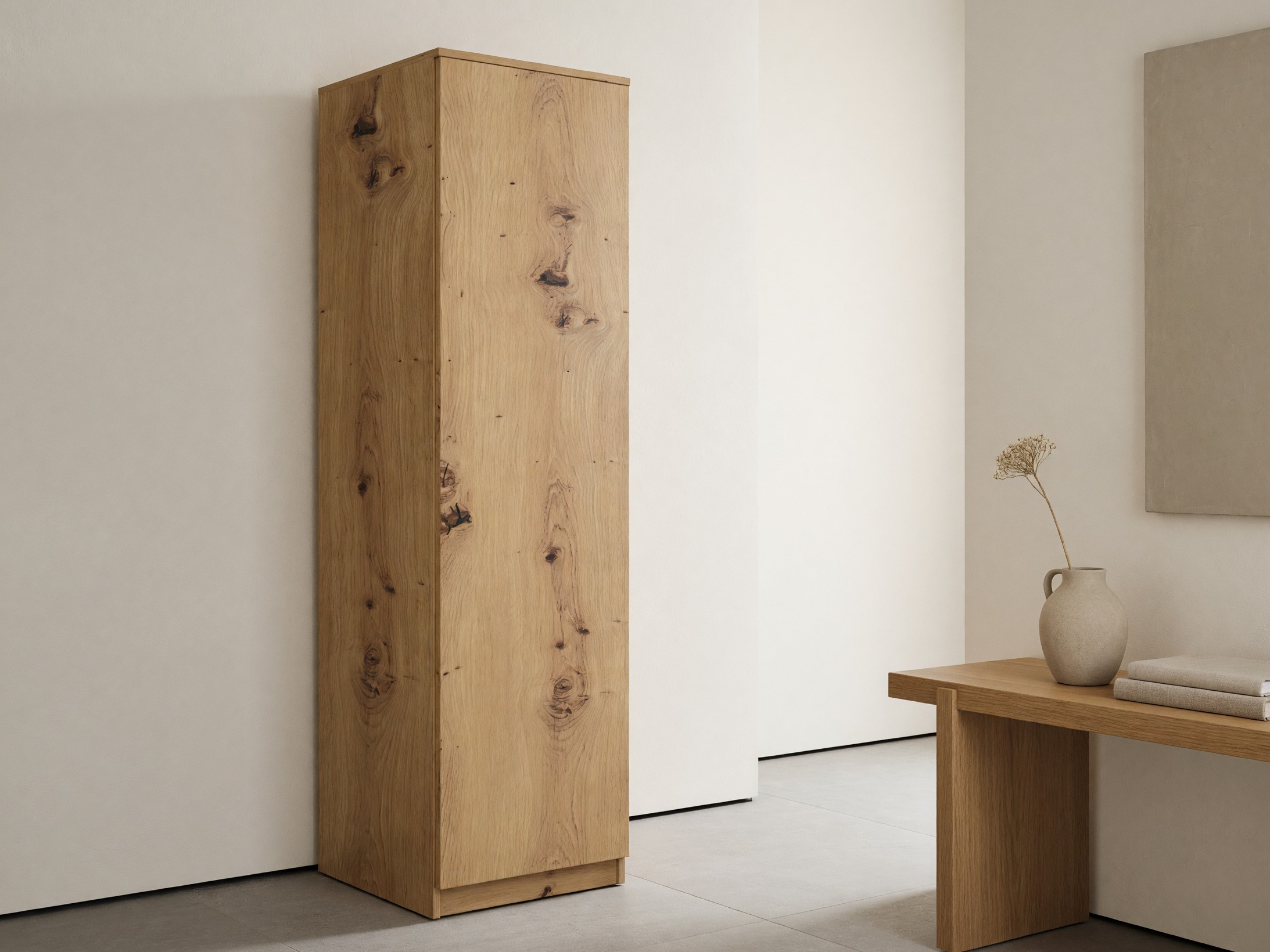 Armoire Elbvelu 118 (Chêne Artisan)