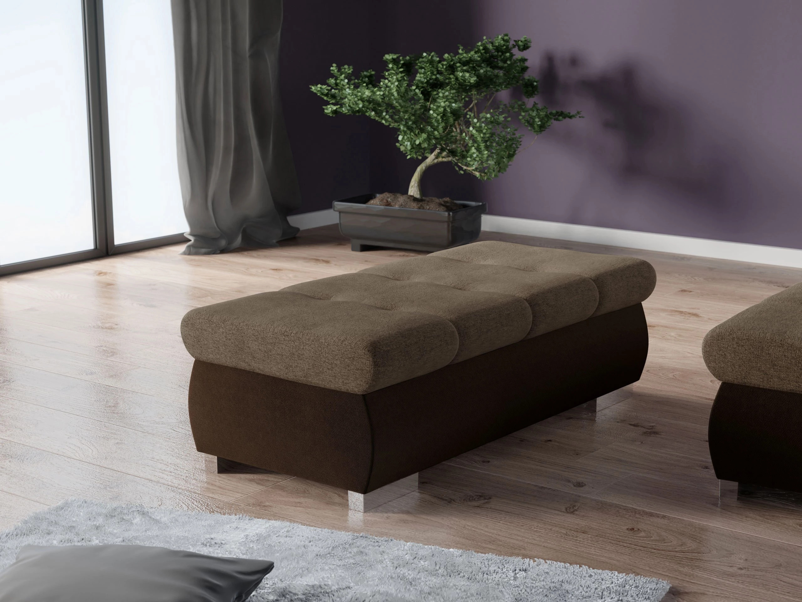 Banc rembourré Comfivo Nitor I (Kronos 06 + Matana 19)
