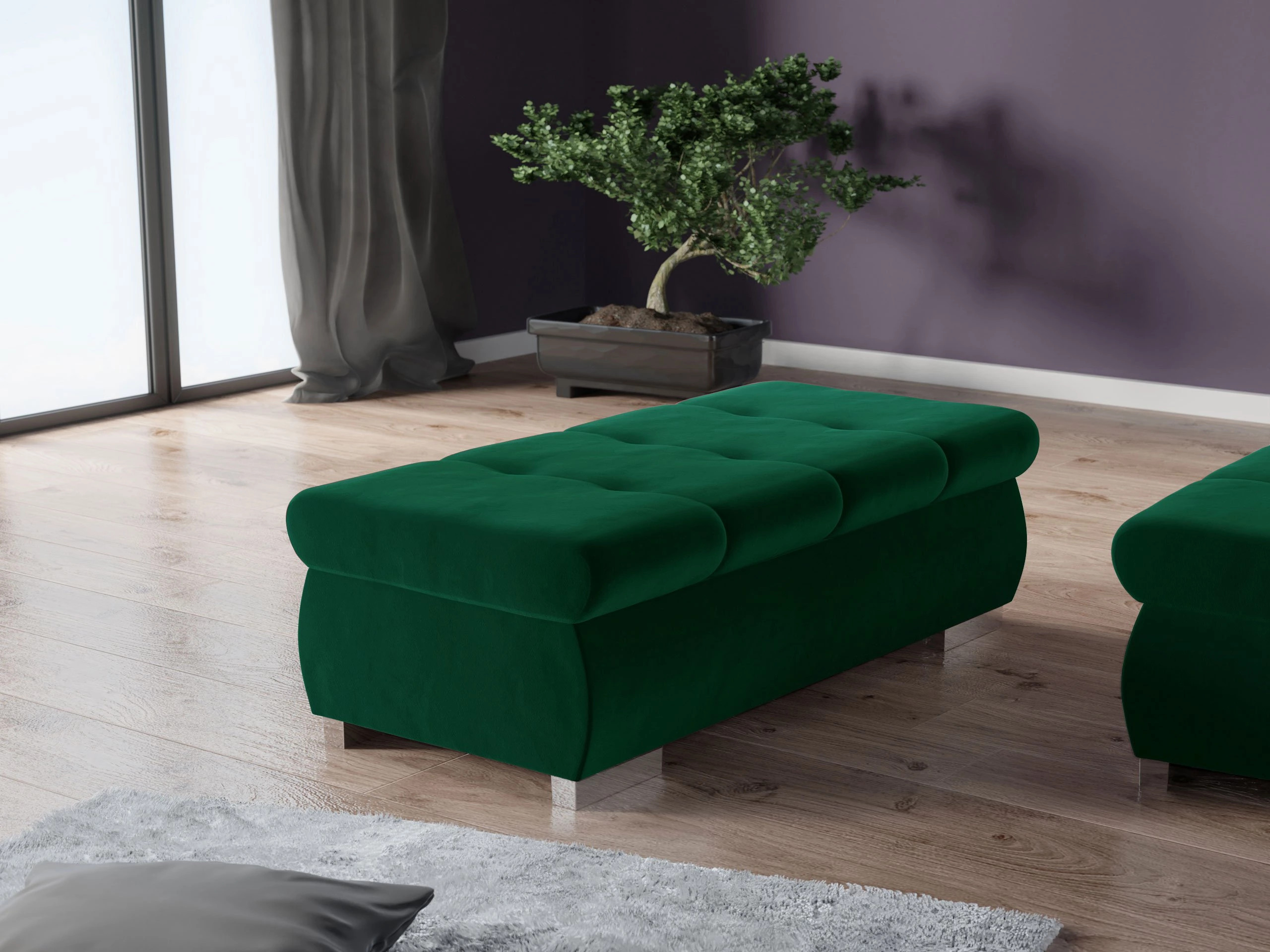 Banc rembourré Comfivo Nitor I (Magic Velvet 2225)