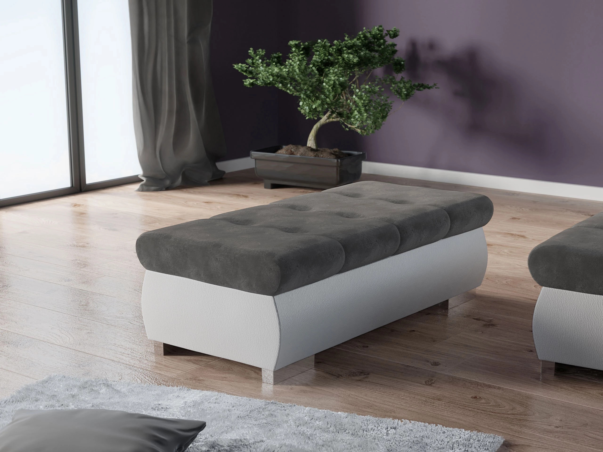 Banc rembourré Comfivo Nitor I (Soft 017 + Casablanca 2315)
