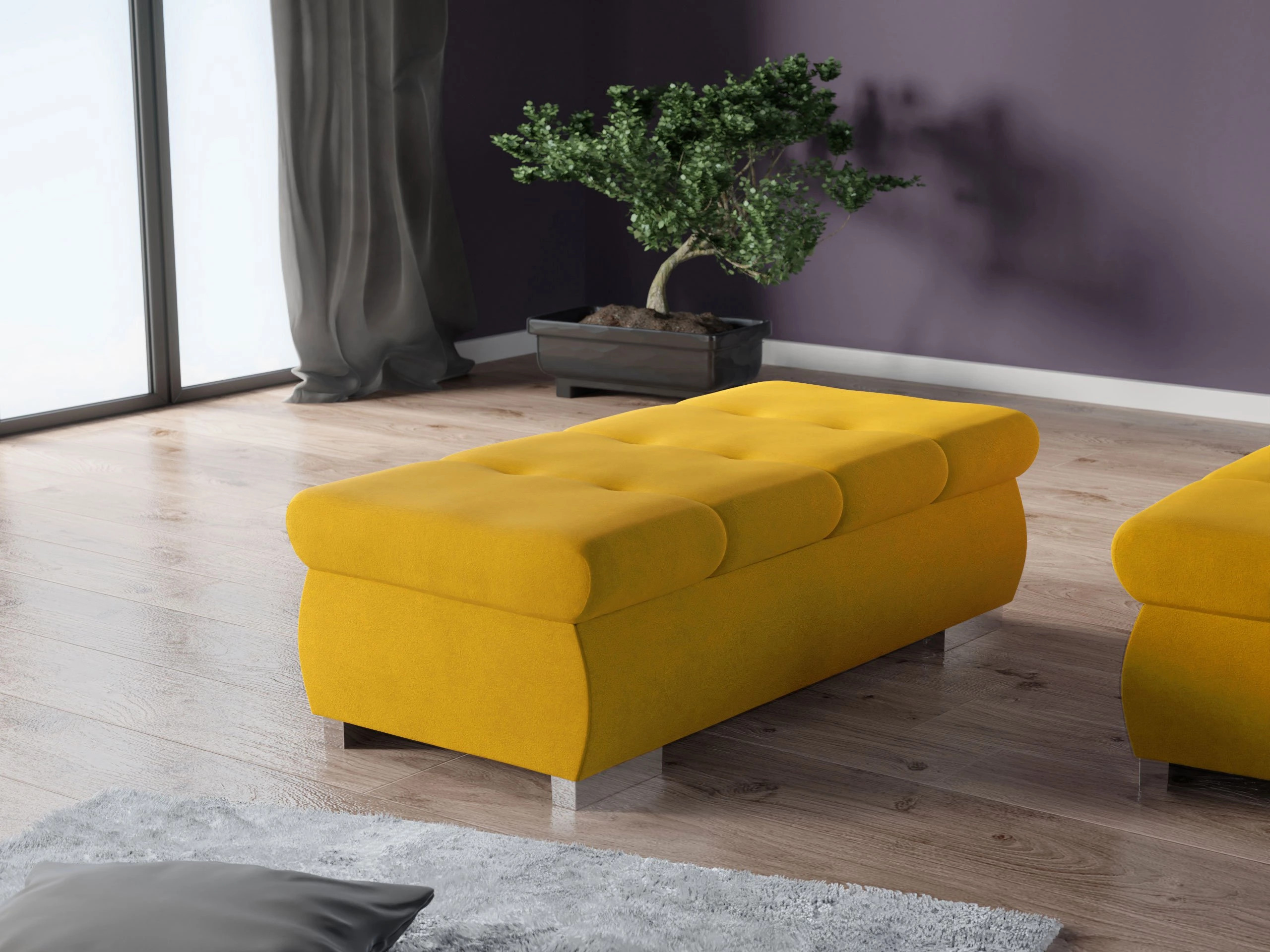 Banc rembourré Comfivo Nitor I (Uttario Velvet 2959)