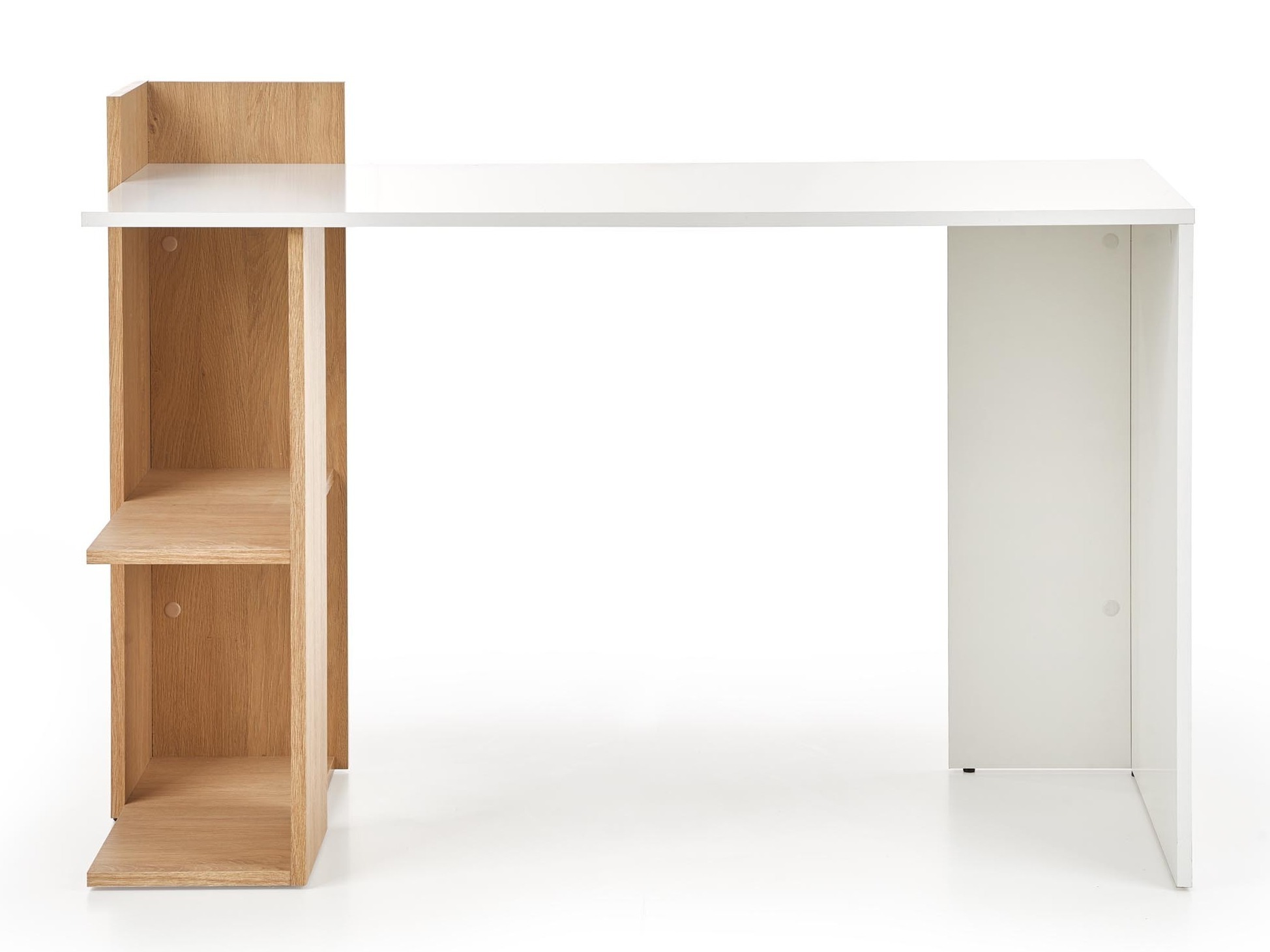 Bureau Houston 825 (Blanc + Chêne doré)