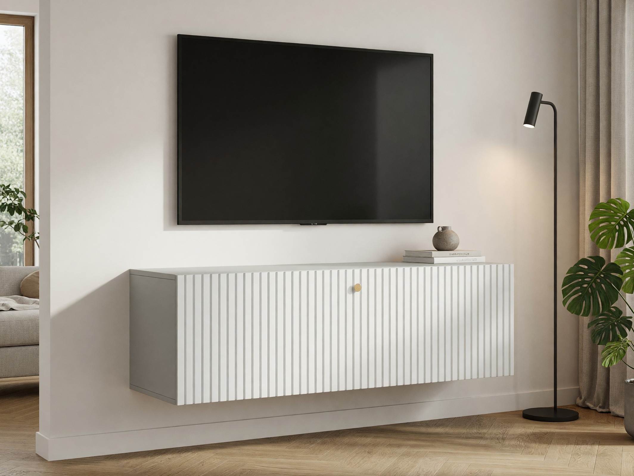 Meuble TV Anulio (Blanc)