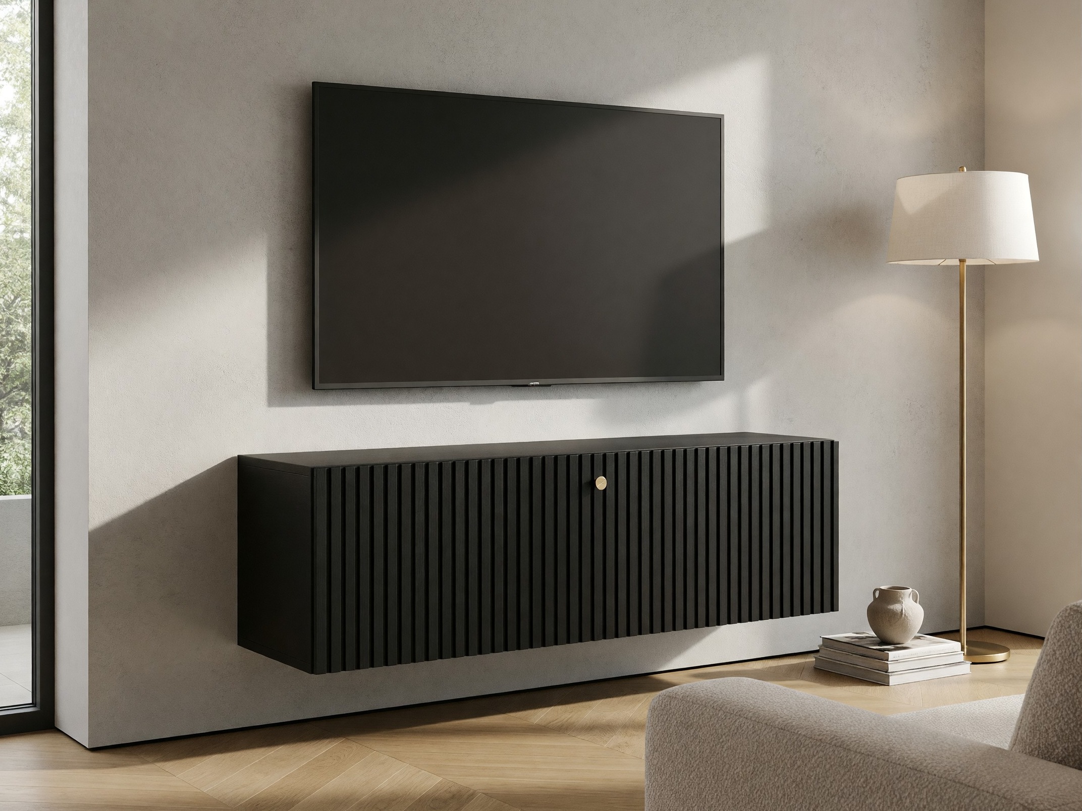 Meuble TV Anulio (Noir)