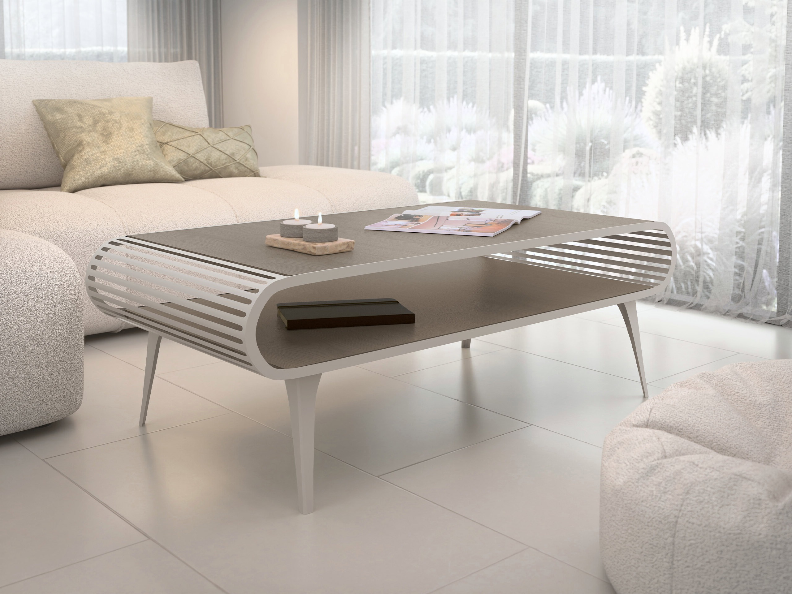 Table basse Oswego 162 (Chêne)