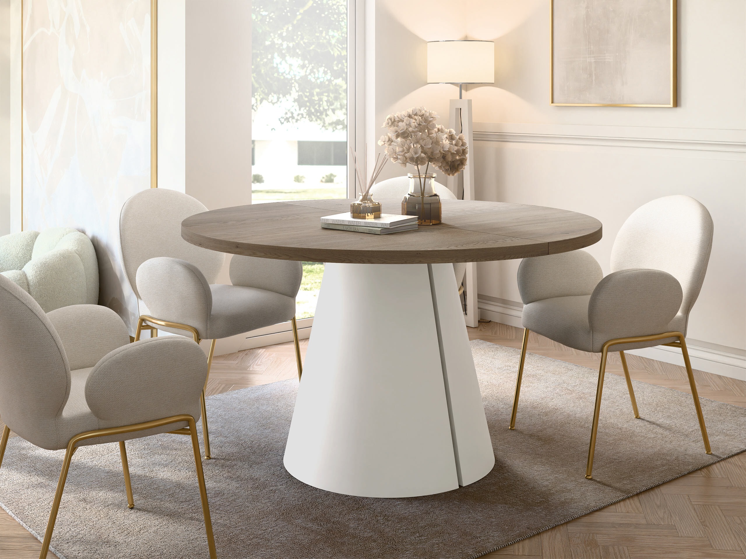 Table Oswego 166 (Chêne)