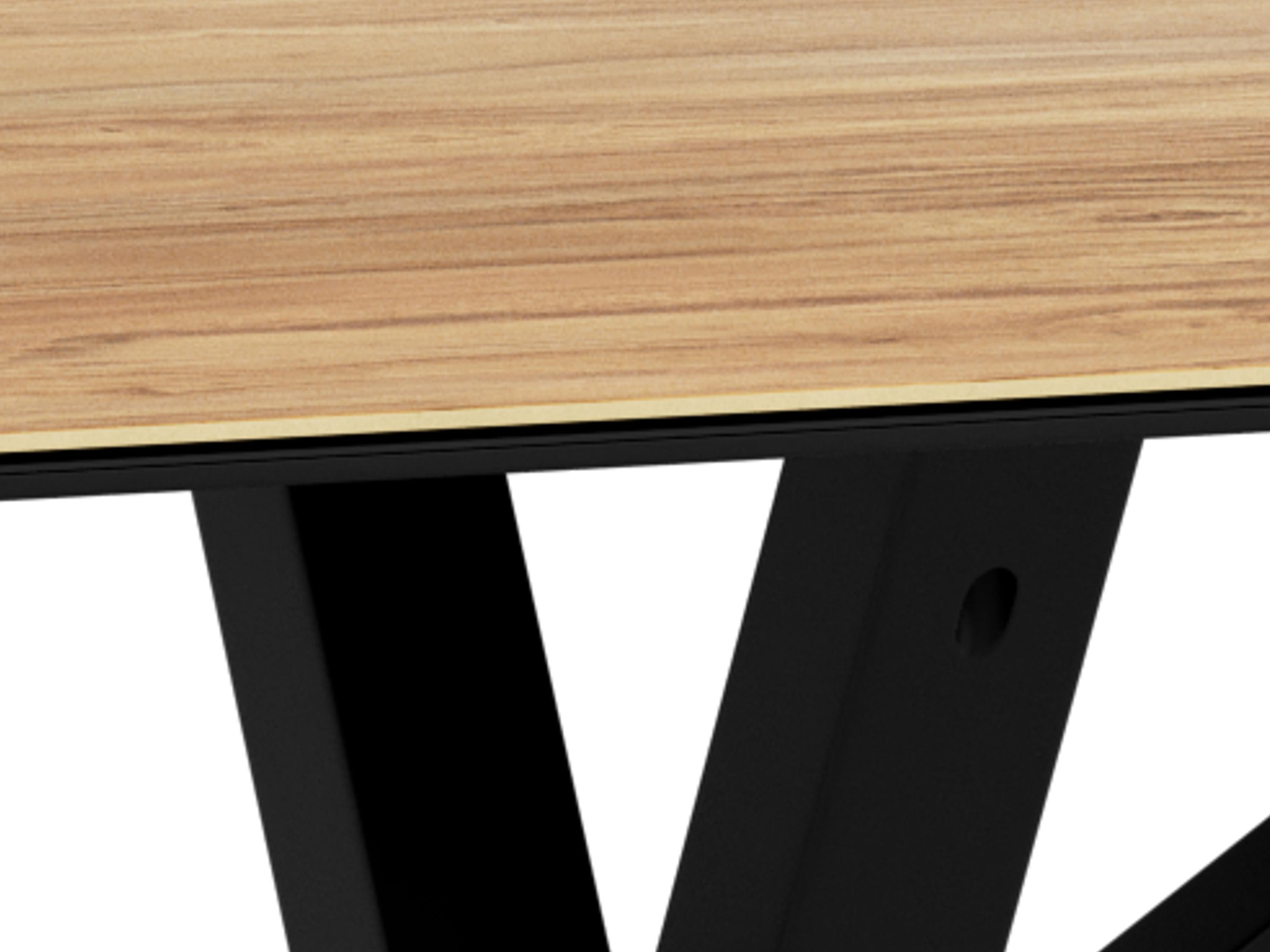 Table Norsica 394 (Chêne sauvage + Noir)