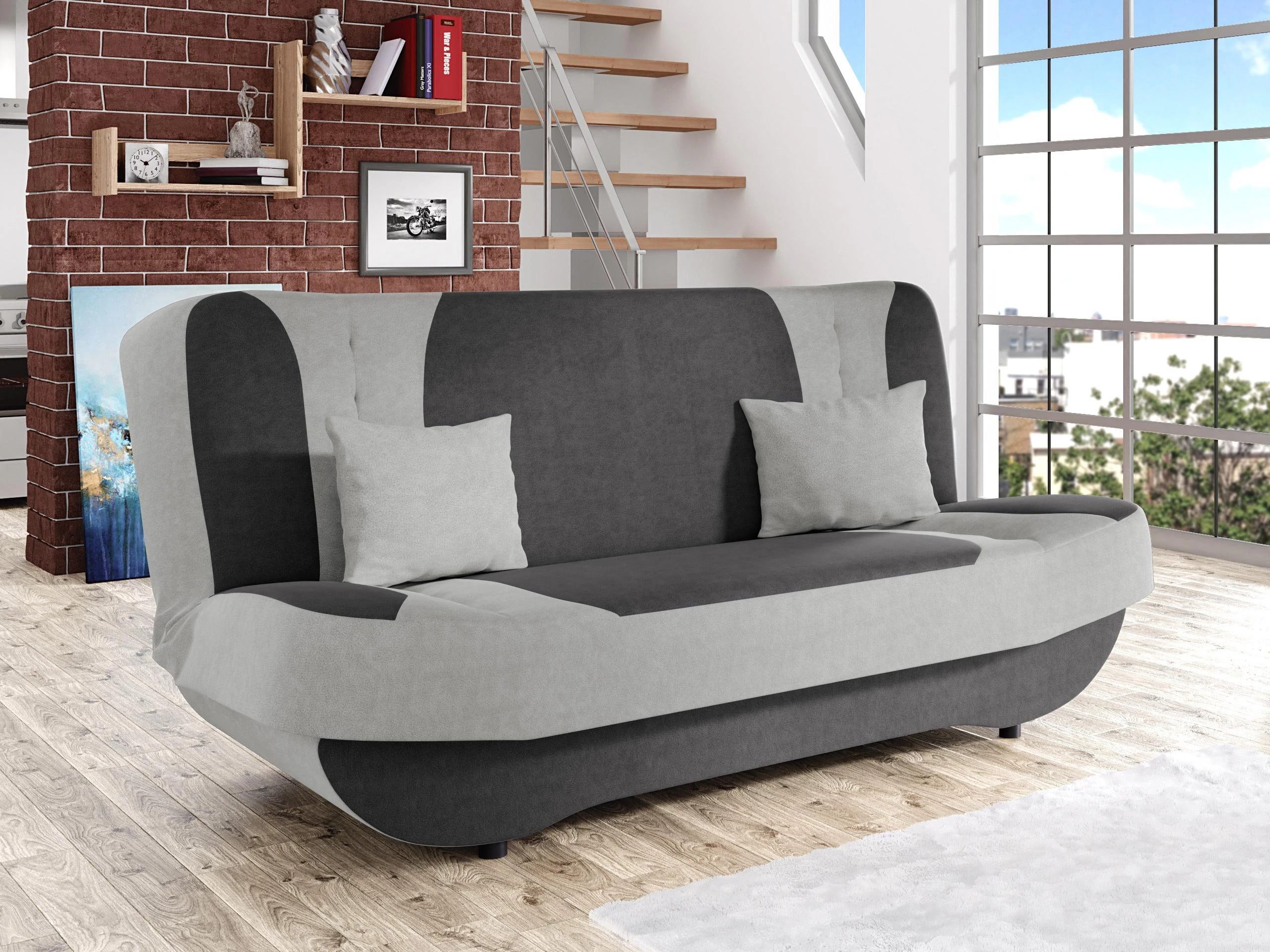 Canapé convertible Comfivo Cervus (Uttario Velvet 2971 + Uttario Velvet 2973)