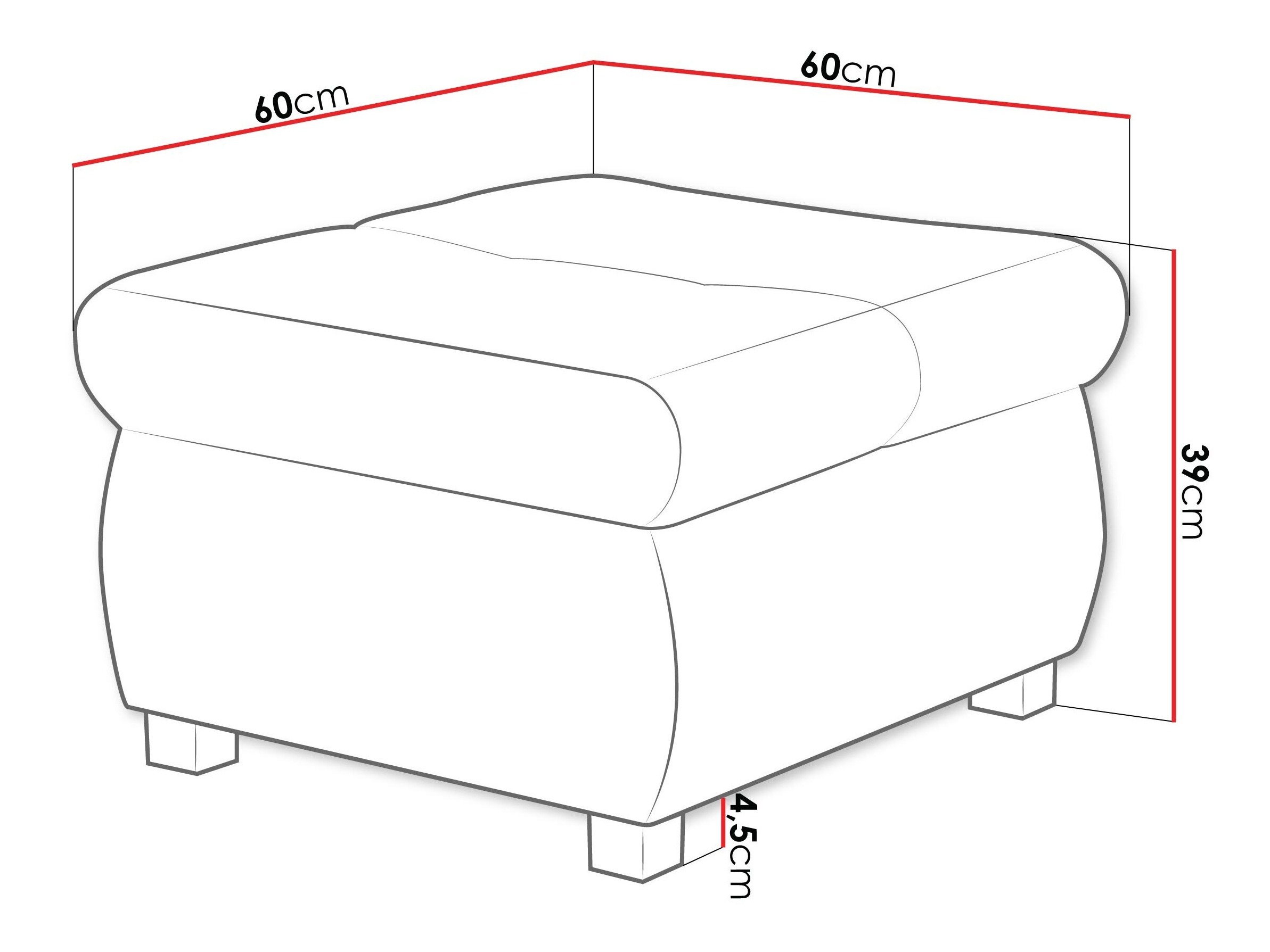 Pouf Comfivo Nitor (Venus Velvet 2927)