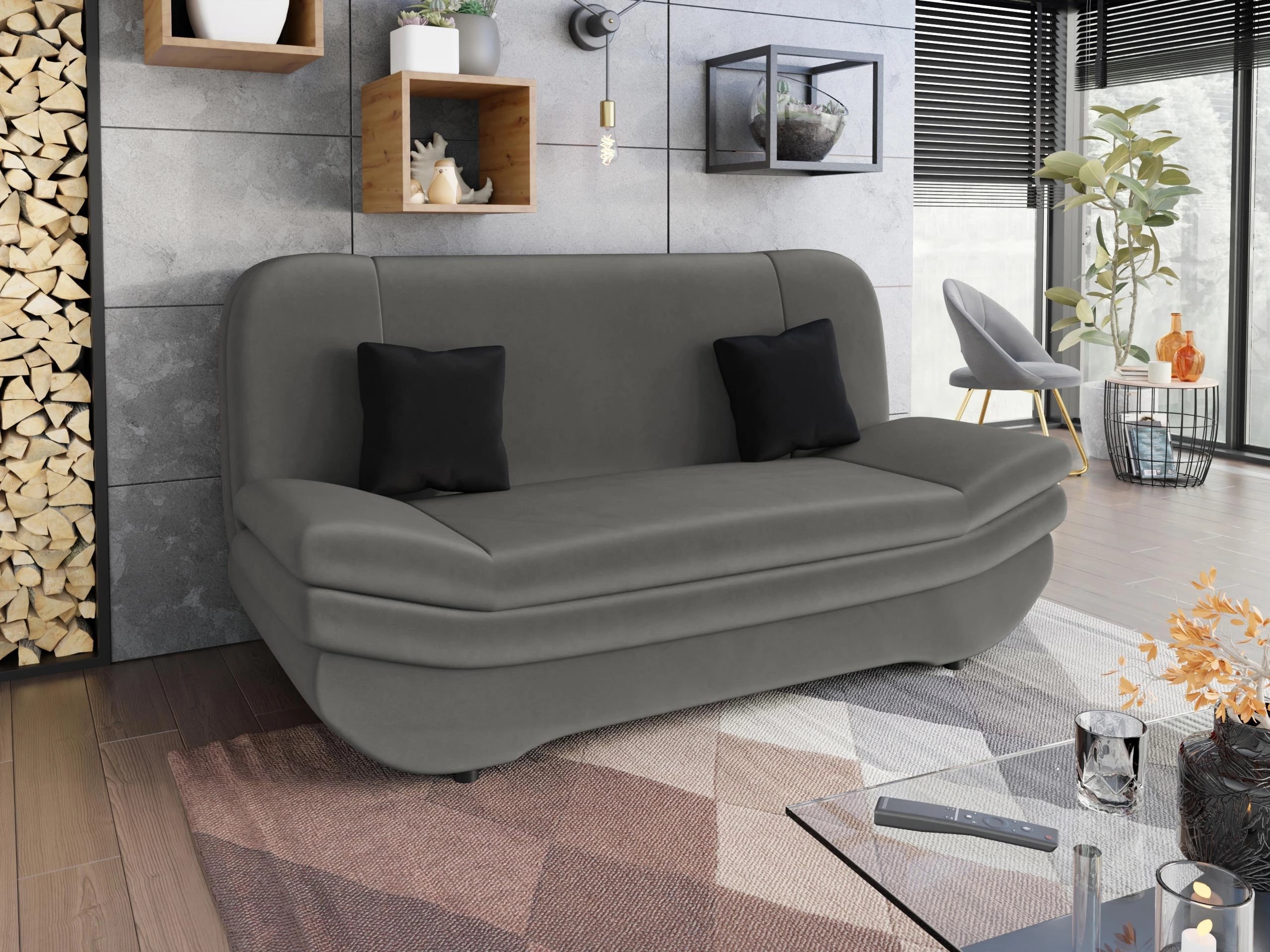 Canapé convertible Comfivo Silva (Magic Velvet 2217 + Magic Velvet 2219)