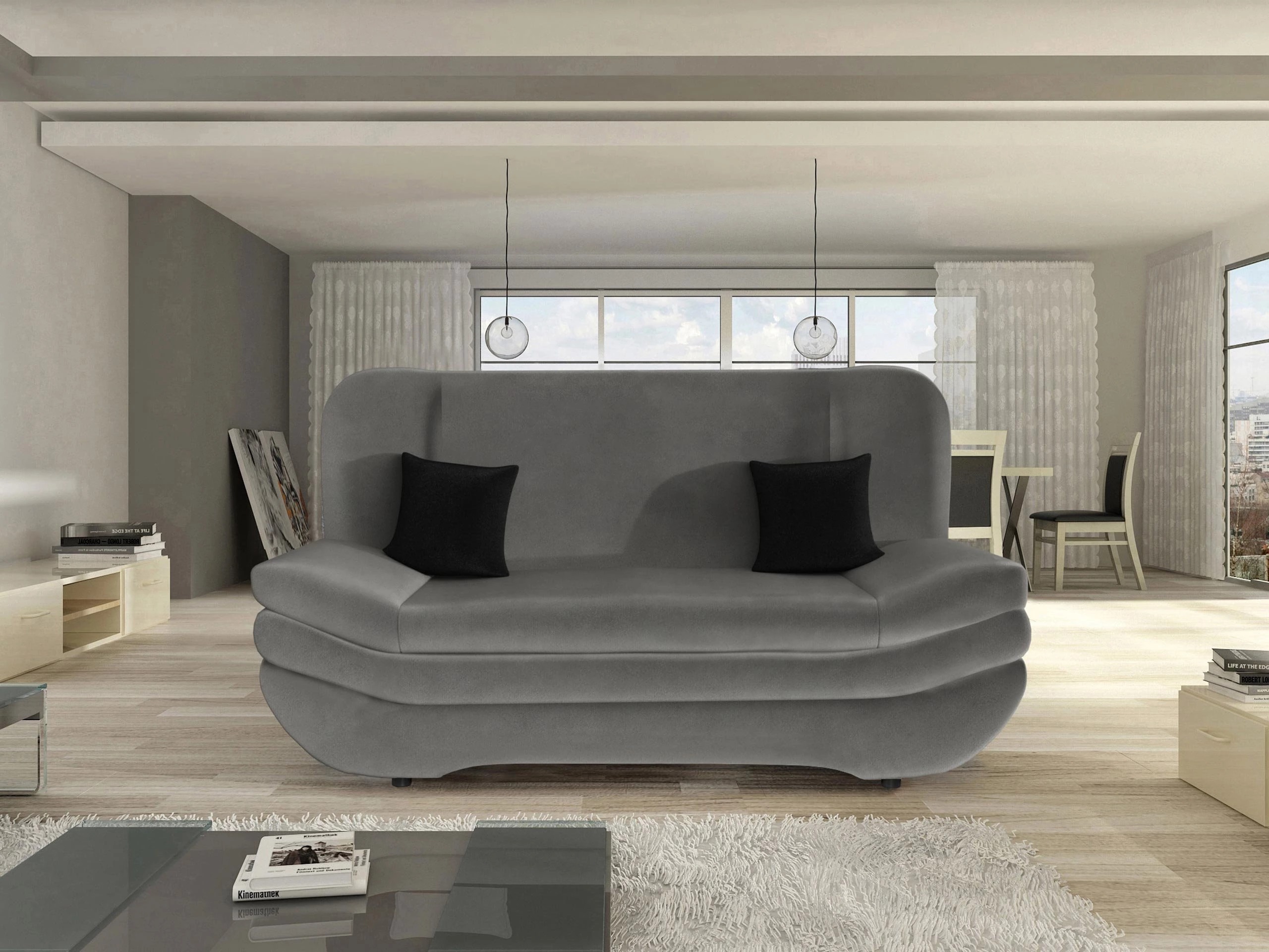 Canapé convertible Comfivo Silva (Magic Velvet 2217 + Magic Velvet 2219)
