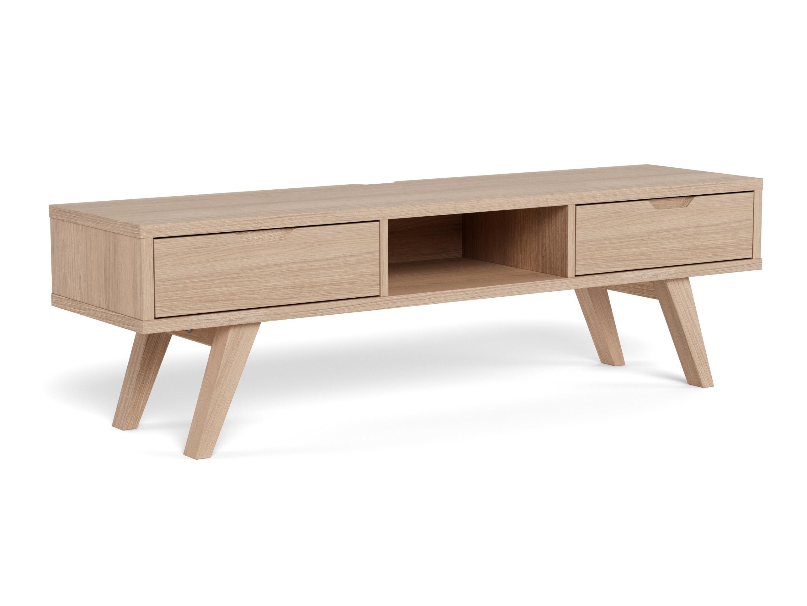 Meuble TV Norsica Albene 110 (Chêne blanchi)
