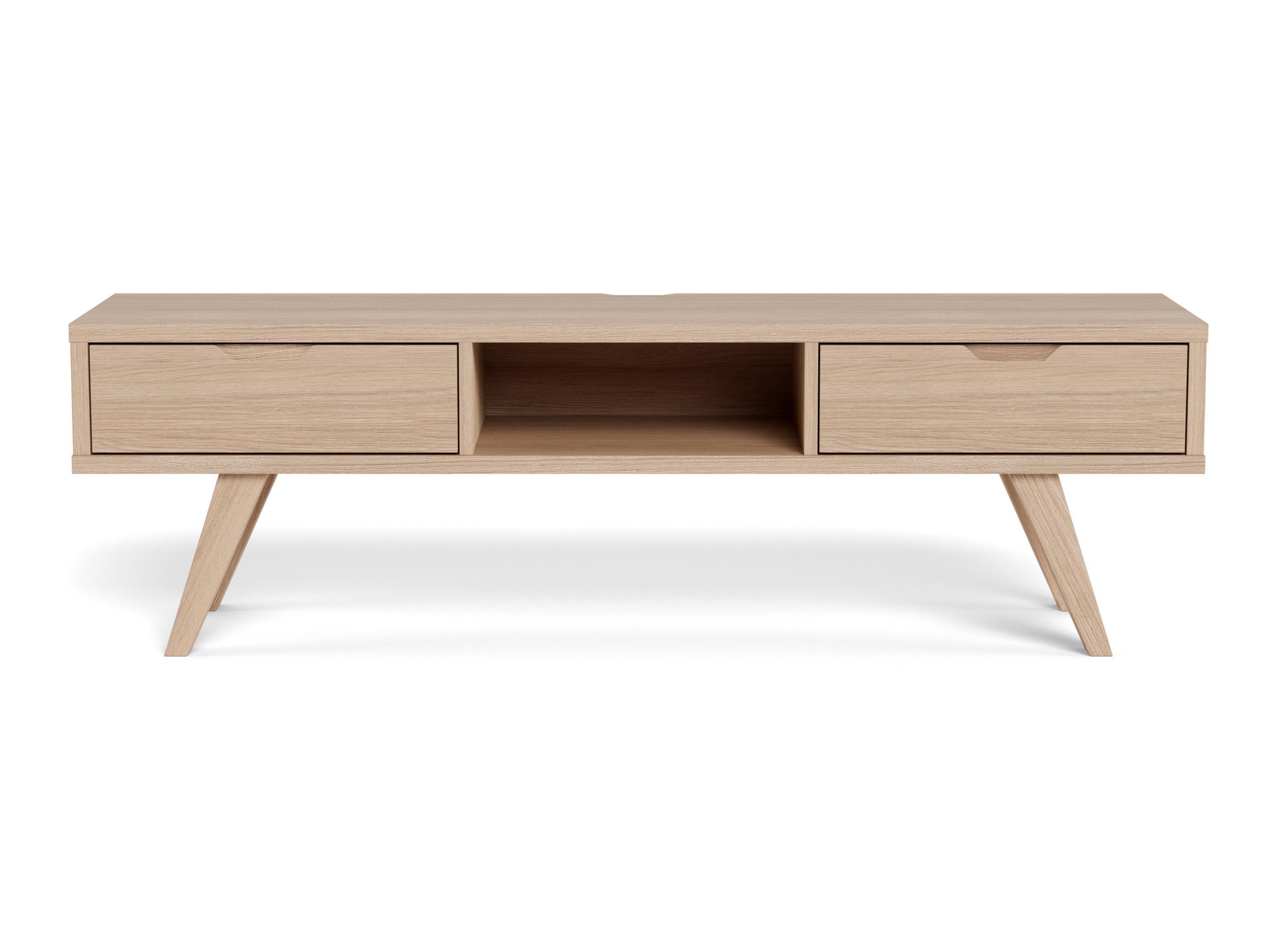 Meuble TV Norsica Albene 110 (Chêne blanchi)