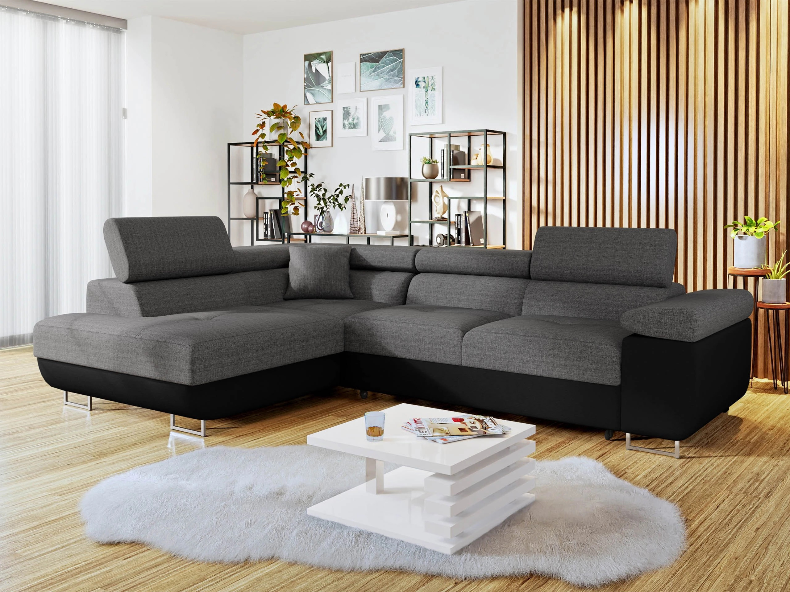 Canapé d'angle Comfivo Vinetum (Soft 011 + Lux 06)