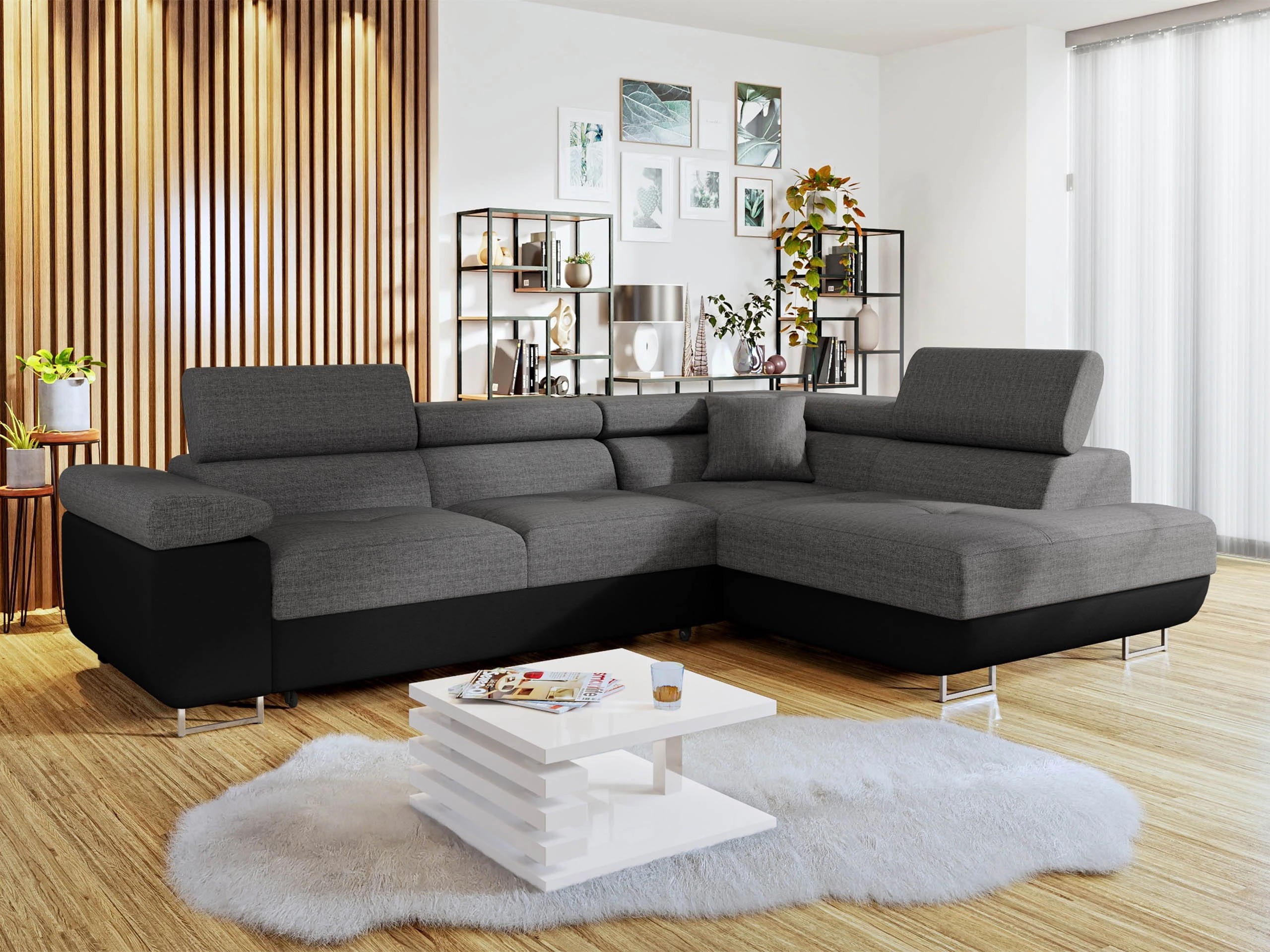Canapé d'angle Comfivo Vinetum (Soft 011 + Lux 06)