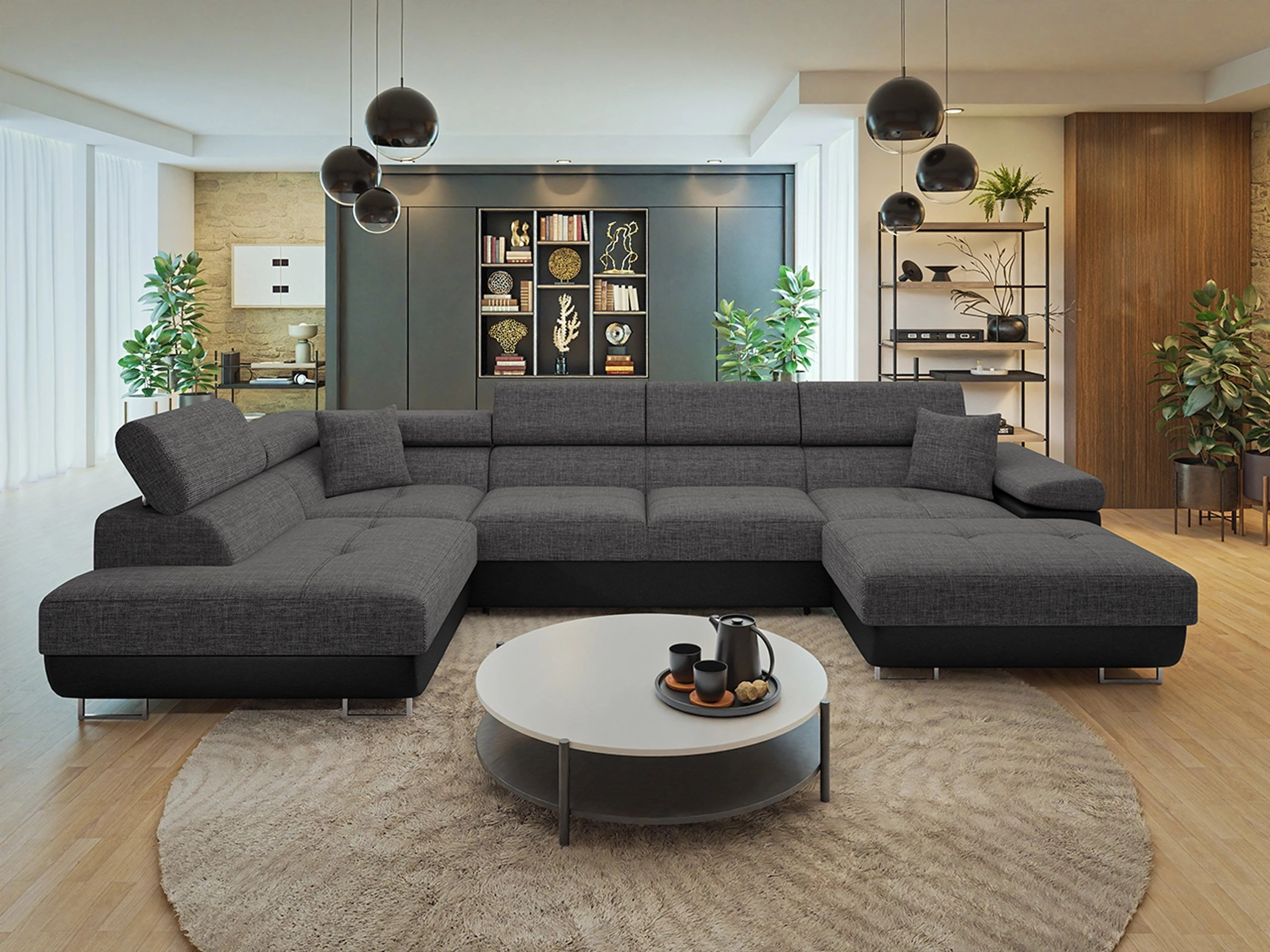 Canapé d'angle Comfivo Vinetum III (Soft 011 + Lux 06)
