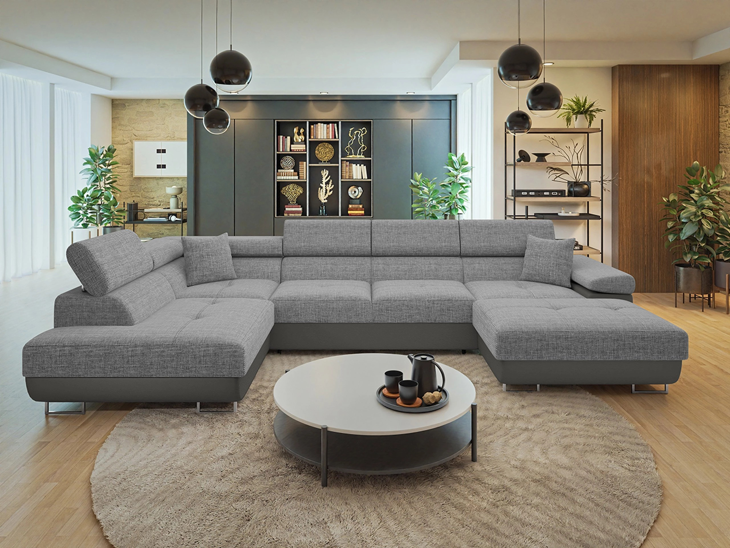 Canapé d'angle Comfivo Vinetum III (Soft 029 + Lux 05)