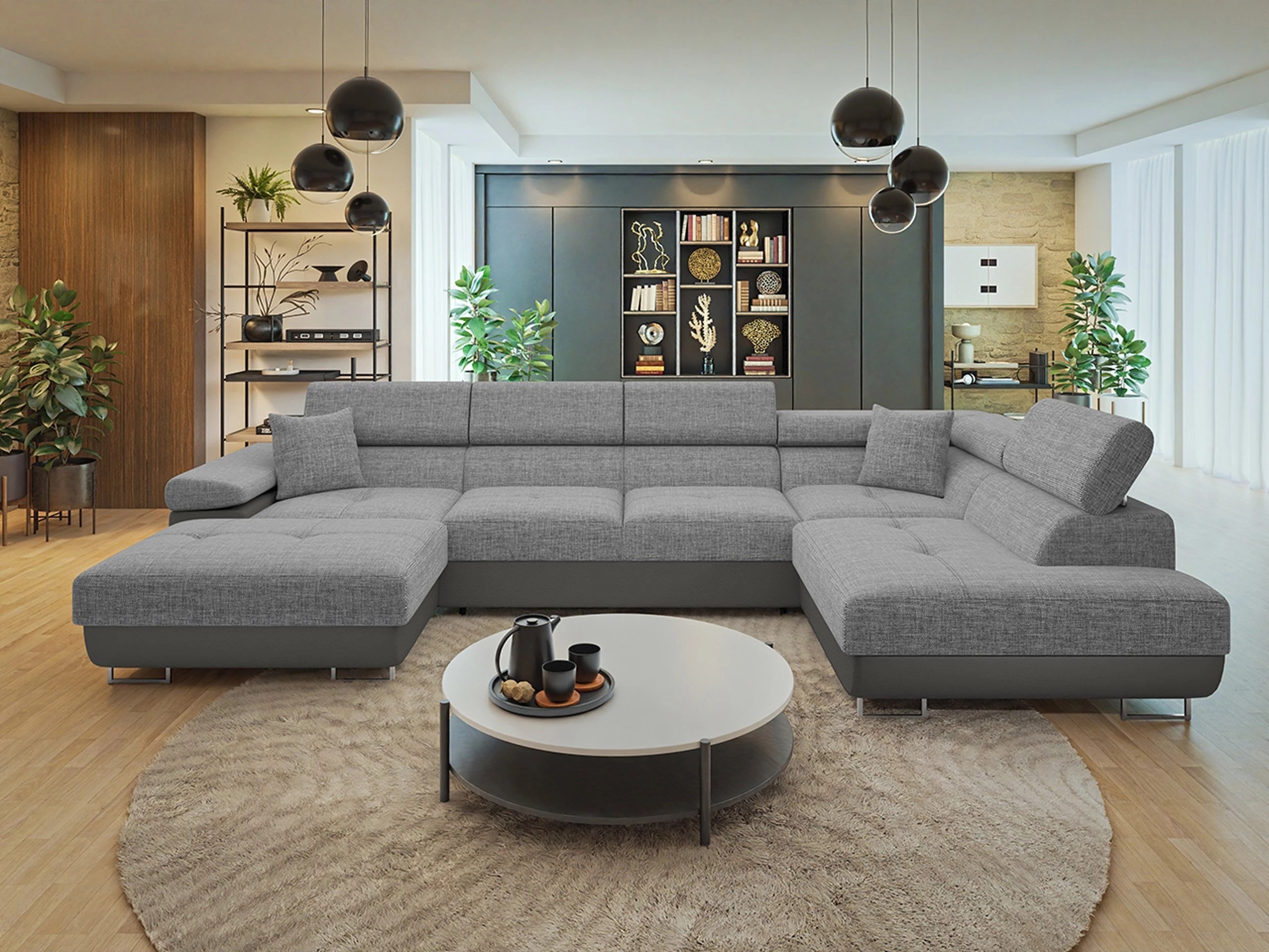 Canapé d'angle Comfivo Vinetum III (Soft 029 + Lux 05)