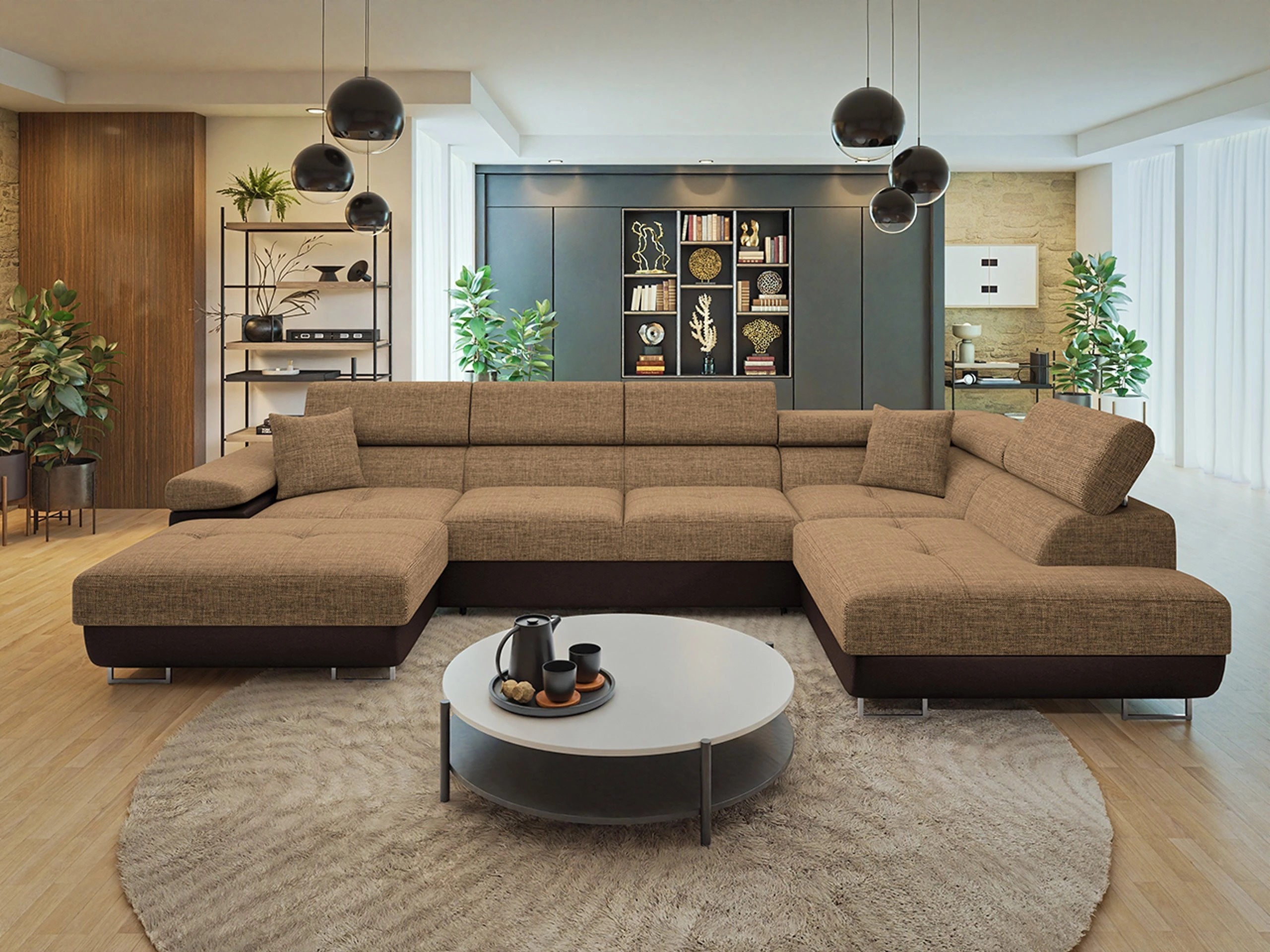 Canapé d'angle Comfivo Vinetum III (Soft 066 + Lux 03)