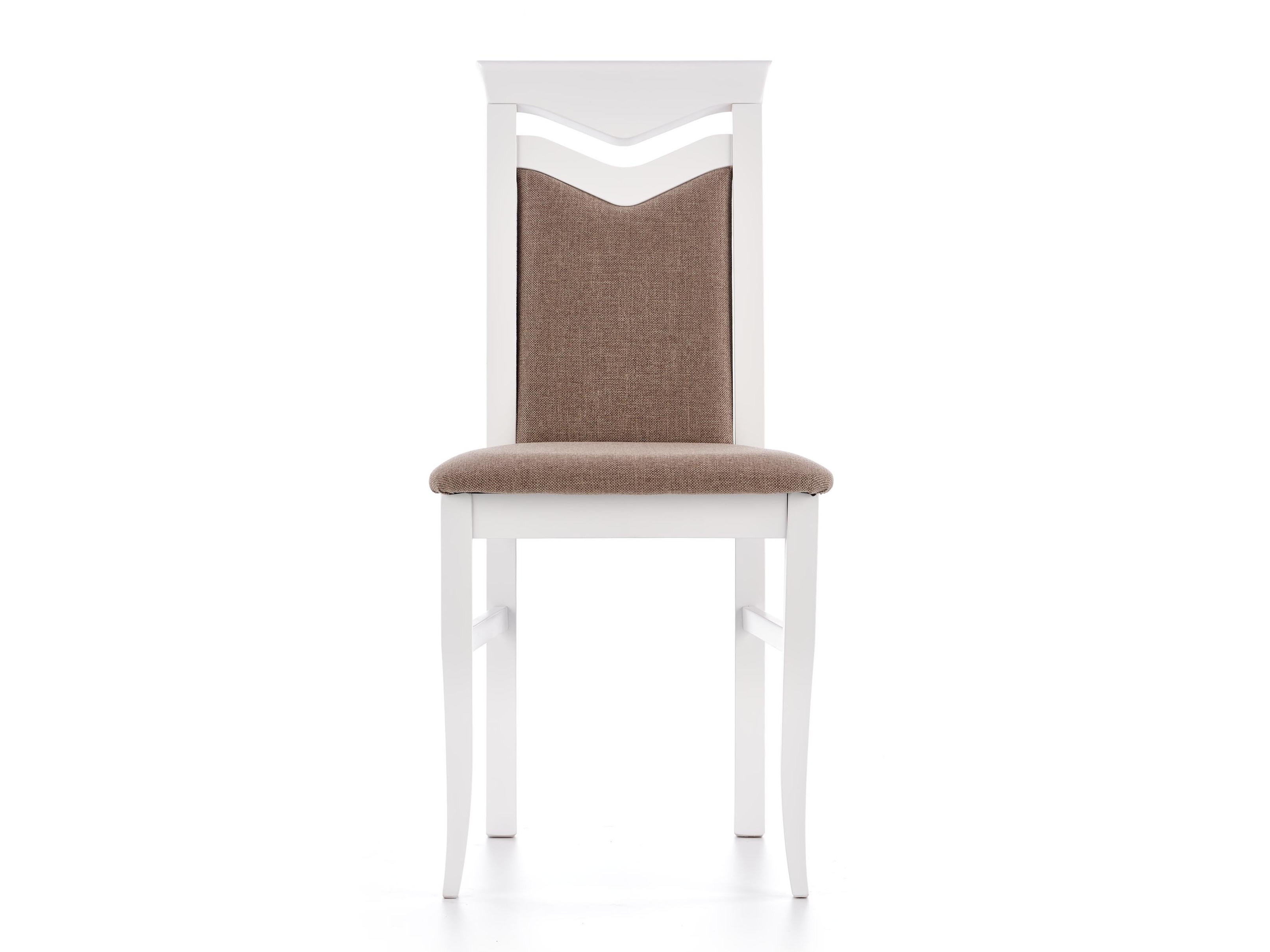 Chaise Houston 578 (Blanc + Brun clair)