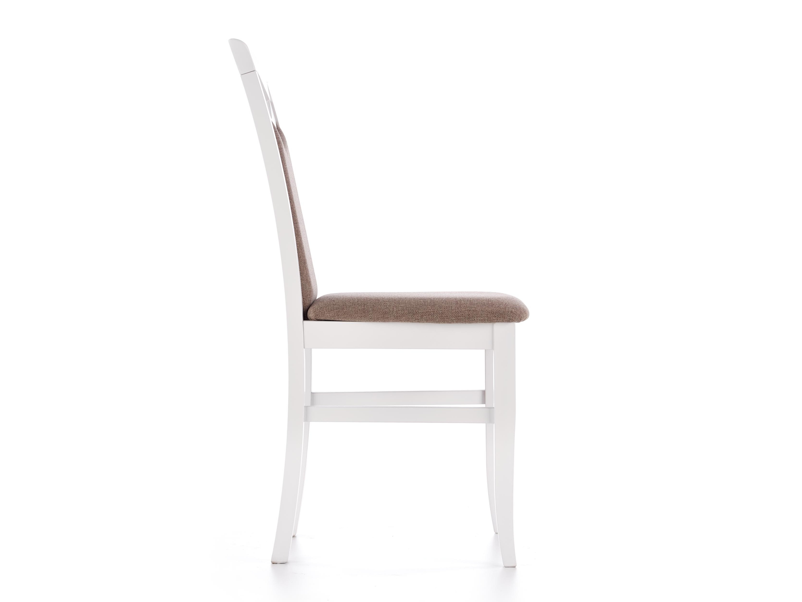 Chaise Houston 578 (Blanc + Brun clair)