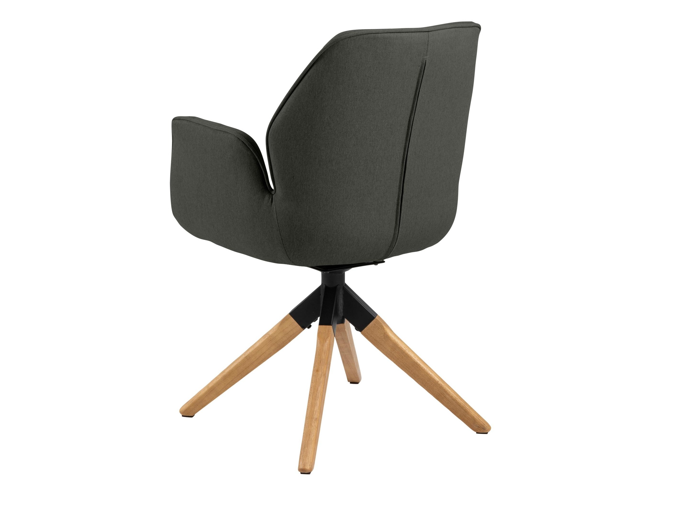 Chaise Norsica 391 (Gris foncé + Clair bois)