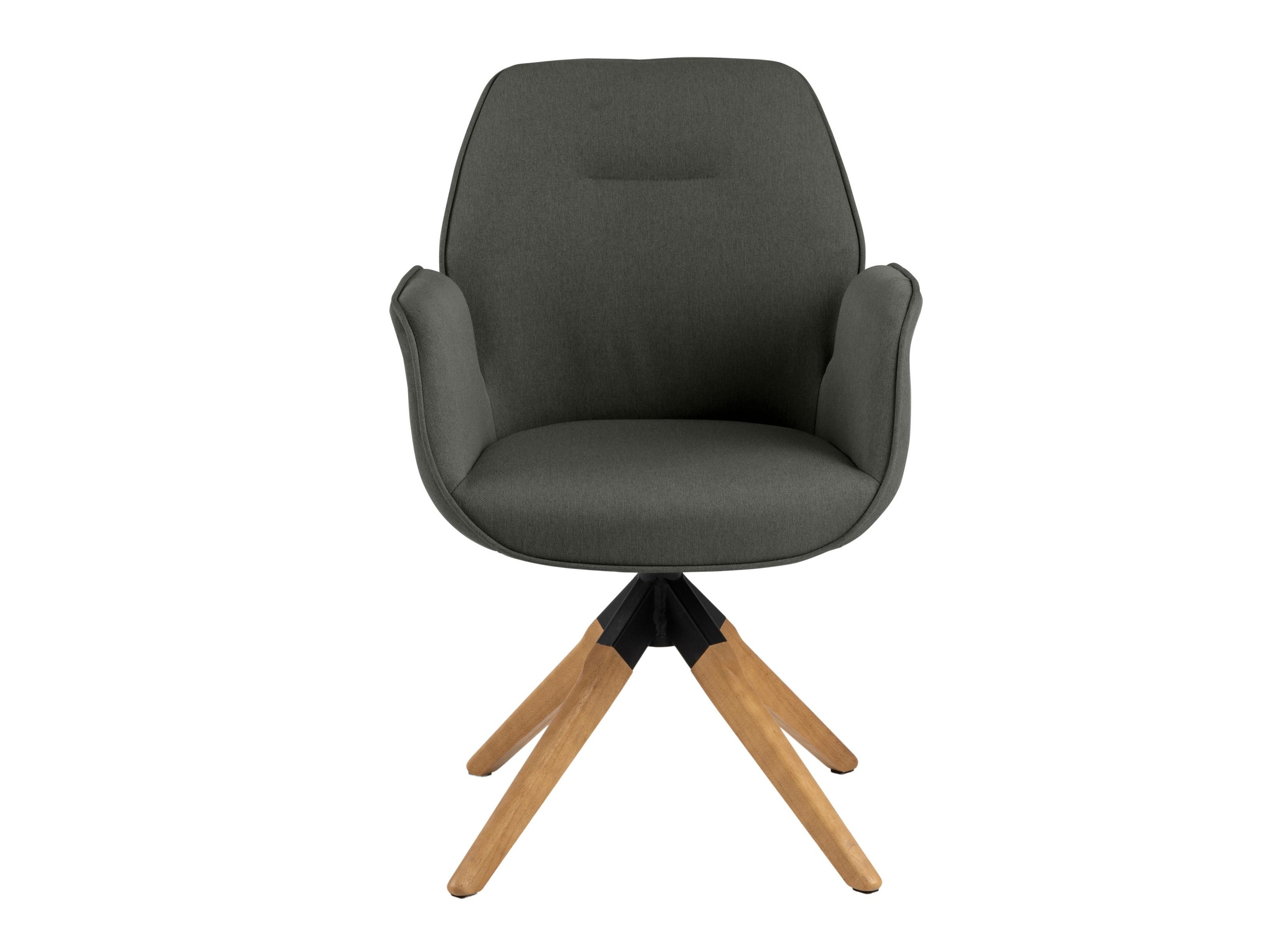 Chaise Norsica 391 (Gris foncé + Clair bois)