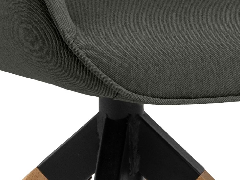Chaise Norsica 391 (Gris foncé + Clair bois)