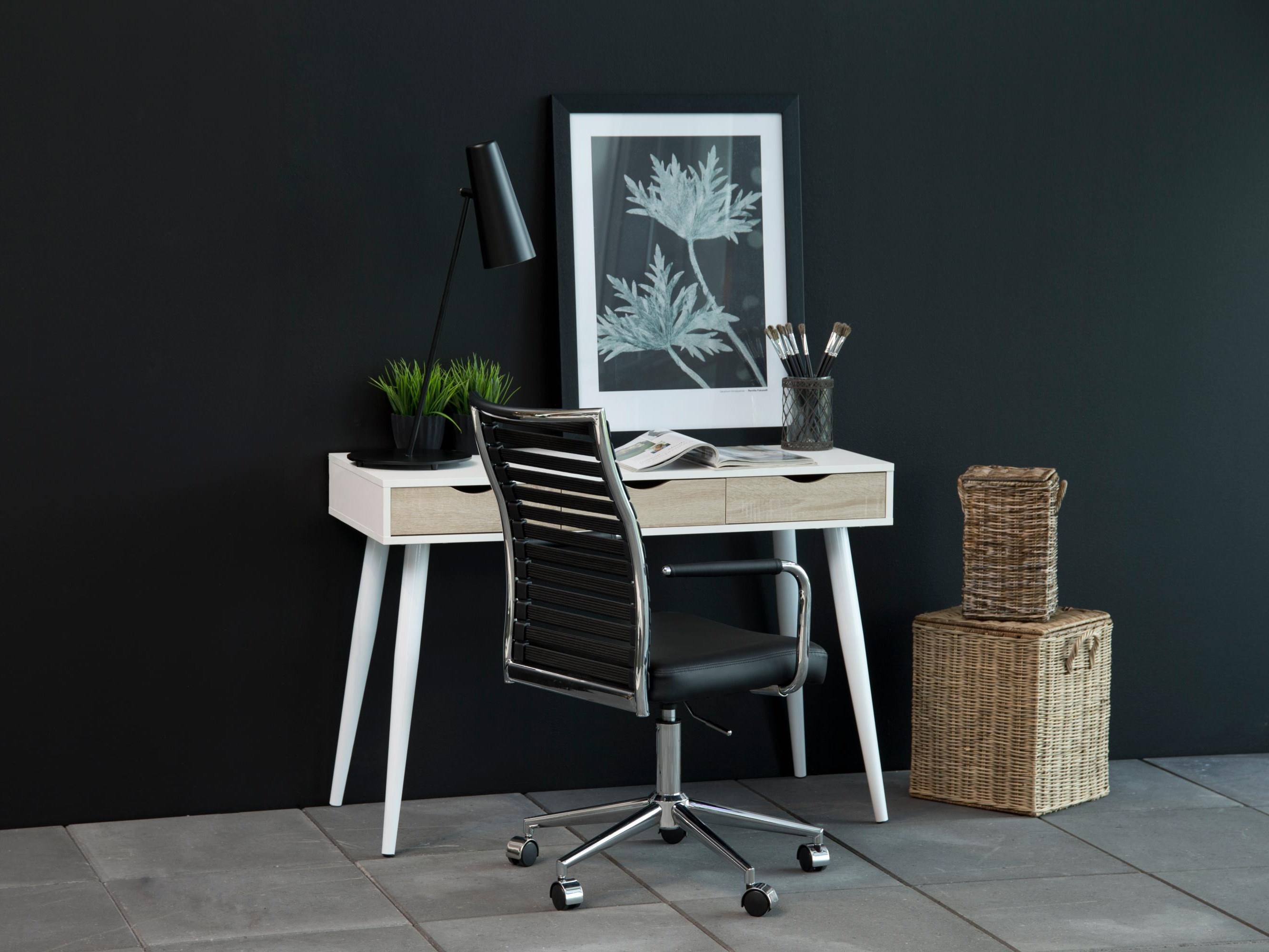 Bureau Norsica 113 (Blanc + Chêne)