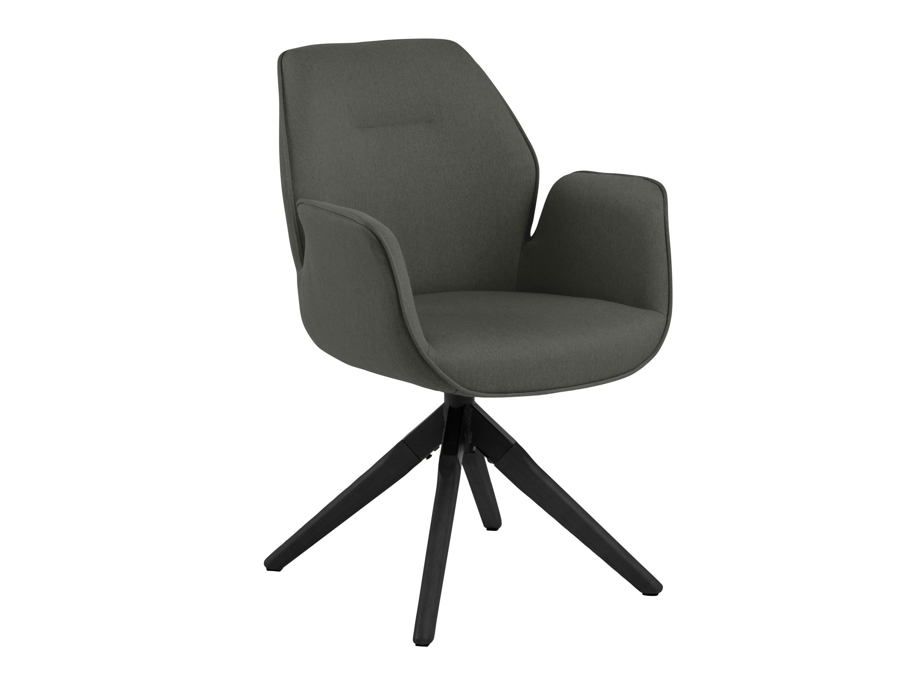 Chaise Norsica 392 (Gris foncé + Noir)