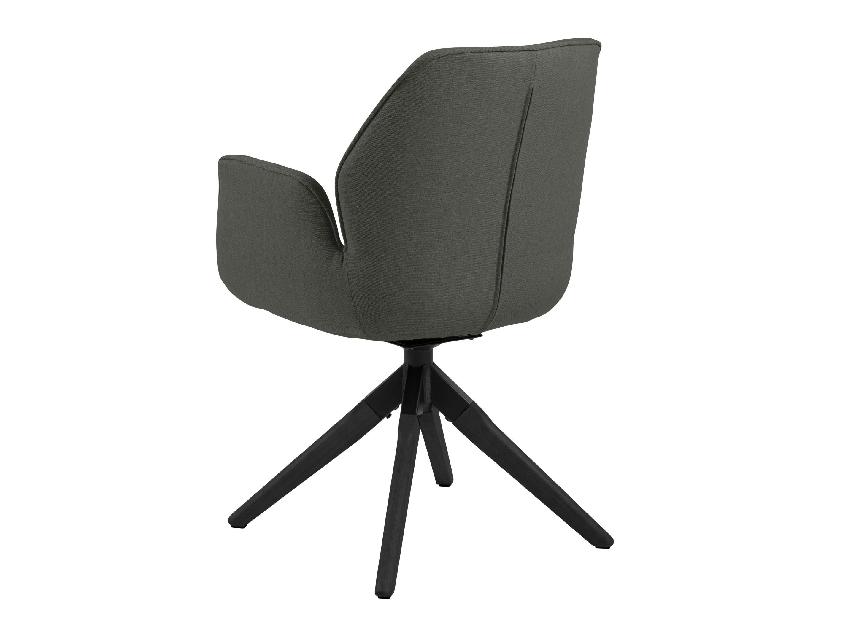 Chaise Norsica 392 (Gris foncé + Noir)