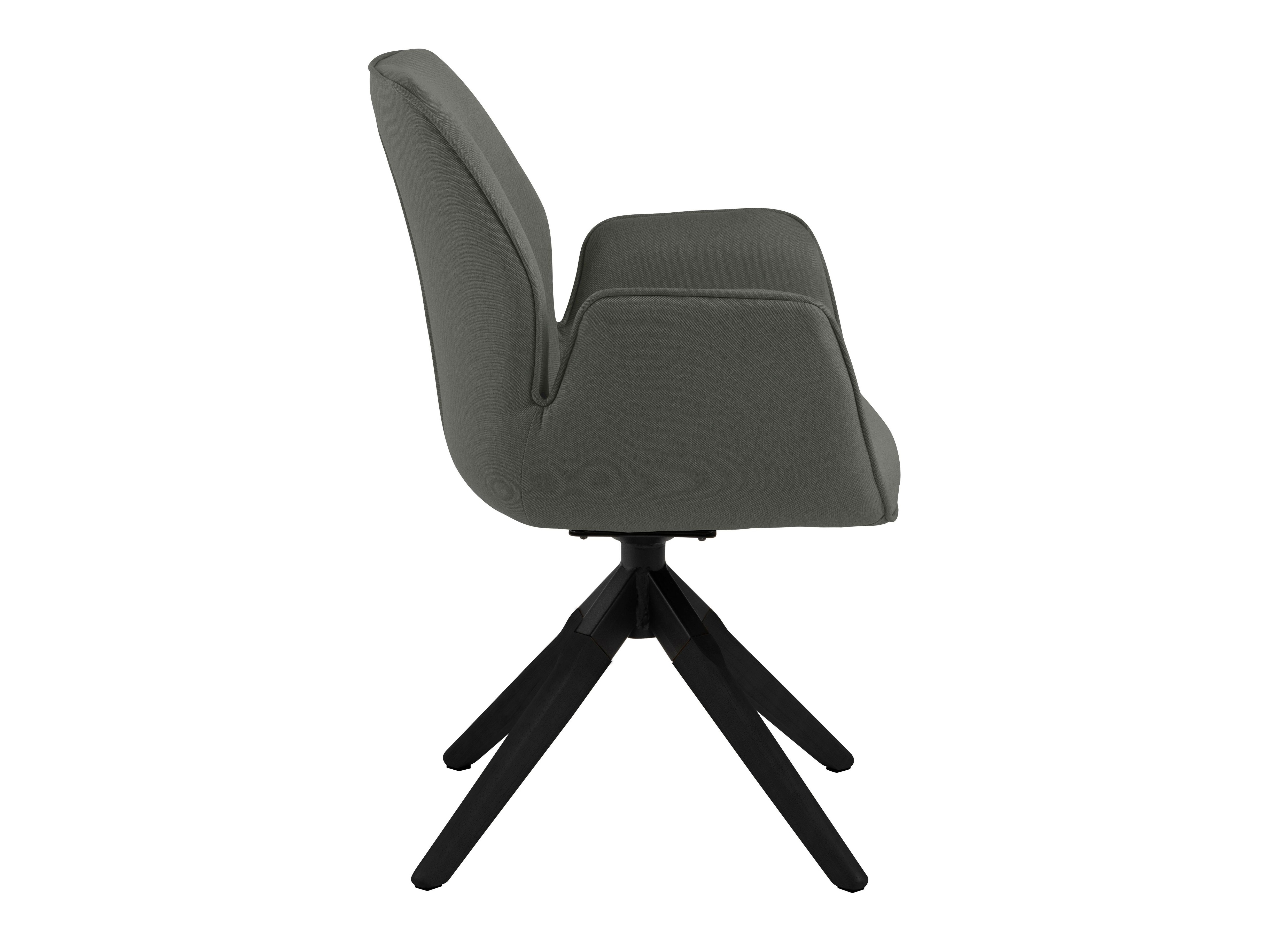 Chaise Norsica 392 (Gris foncé + Noir)