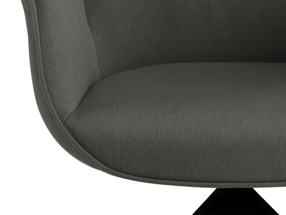 Chaise Norsica 392 (Gris foncé + Noir)