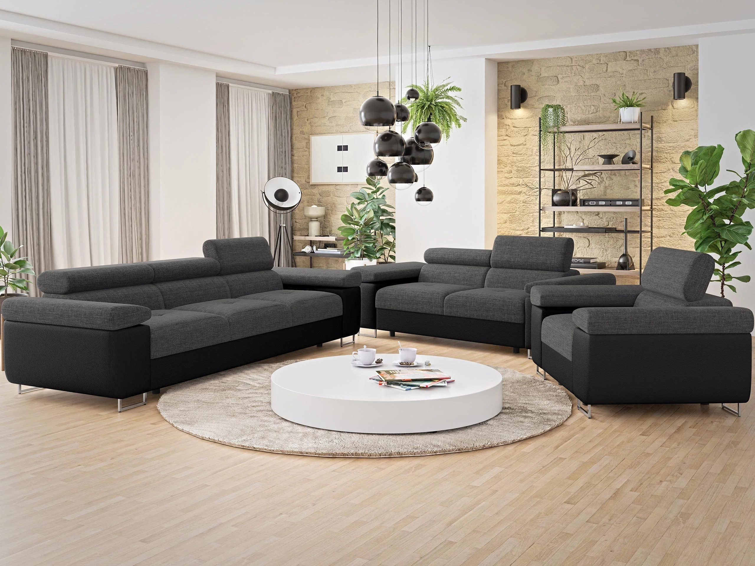 Ensemble de canapés Comfivo Vinetum (Soft 011 + Lux 06)