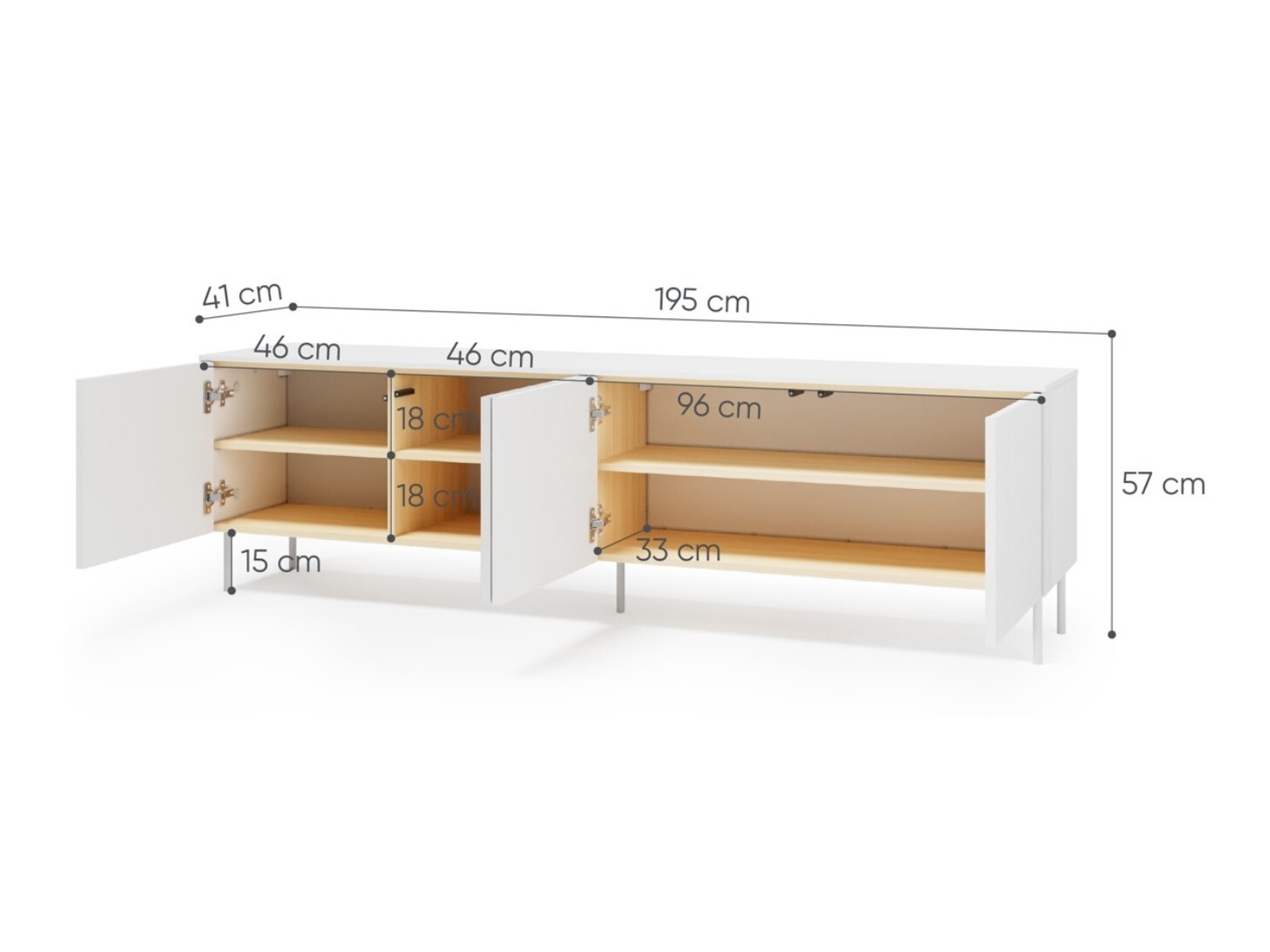Meuble TV Mirbelo 107
