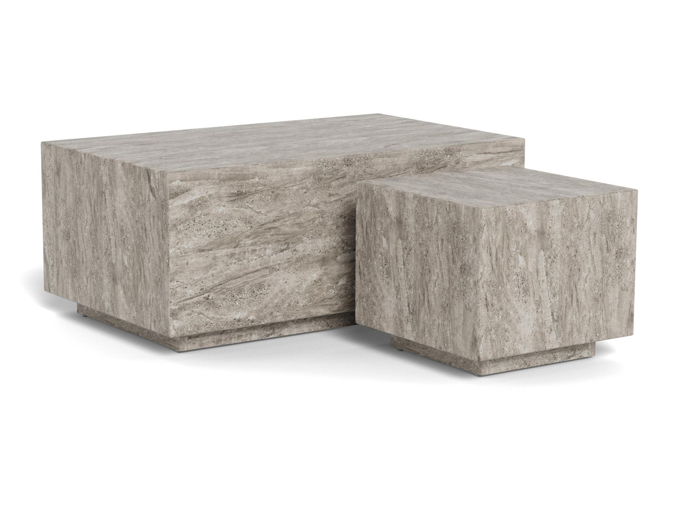 Ensemble tables basses Norsica 894 (Marbre gris)