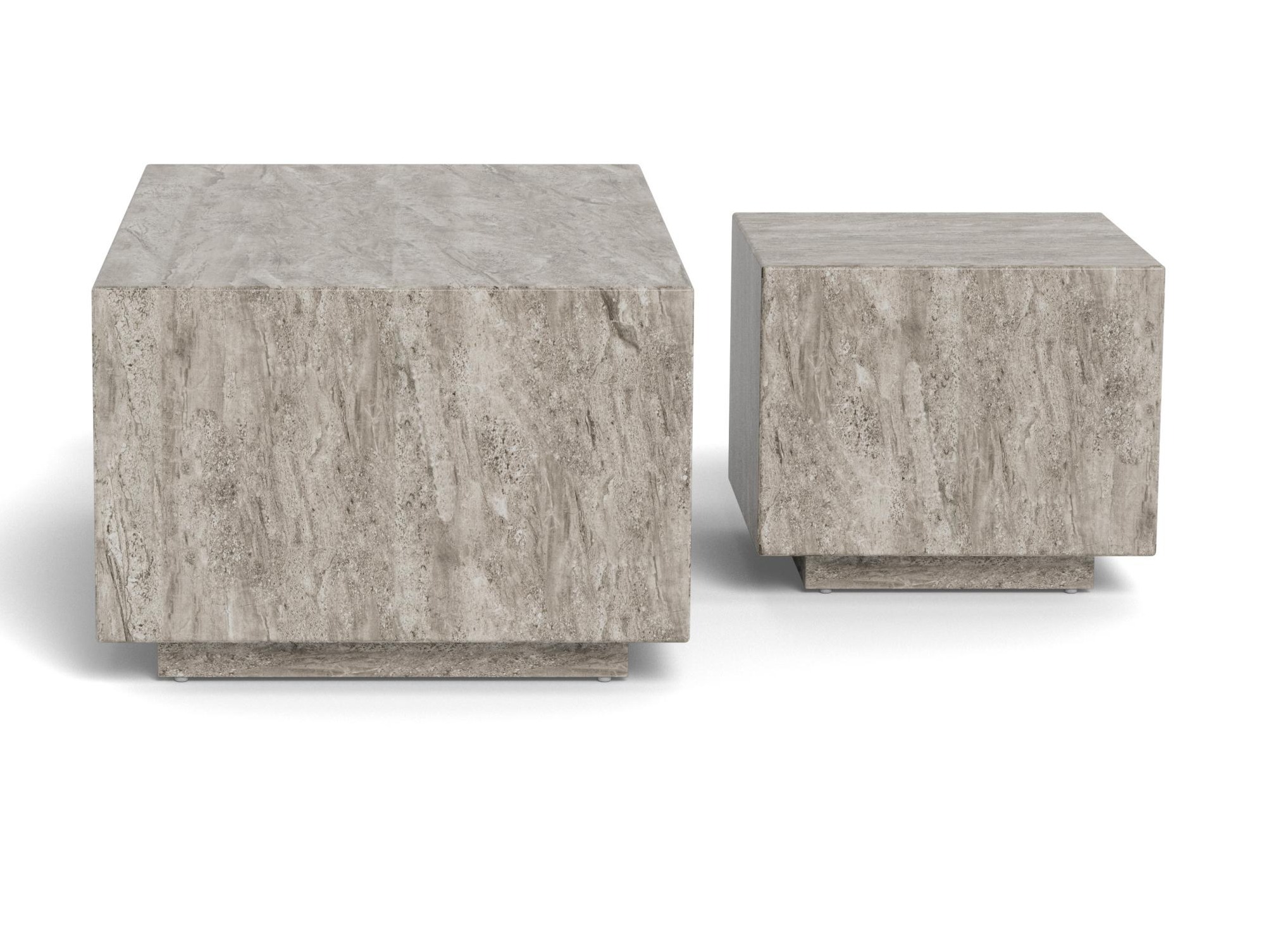 Ensemble tables basses Norsica 894 (Marbre gris)
