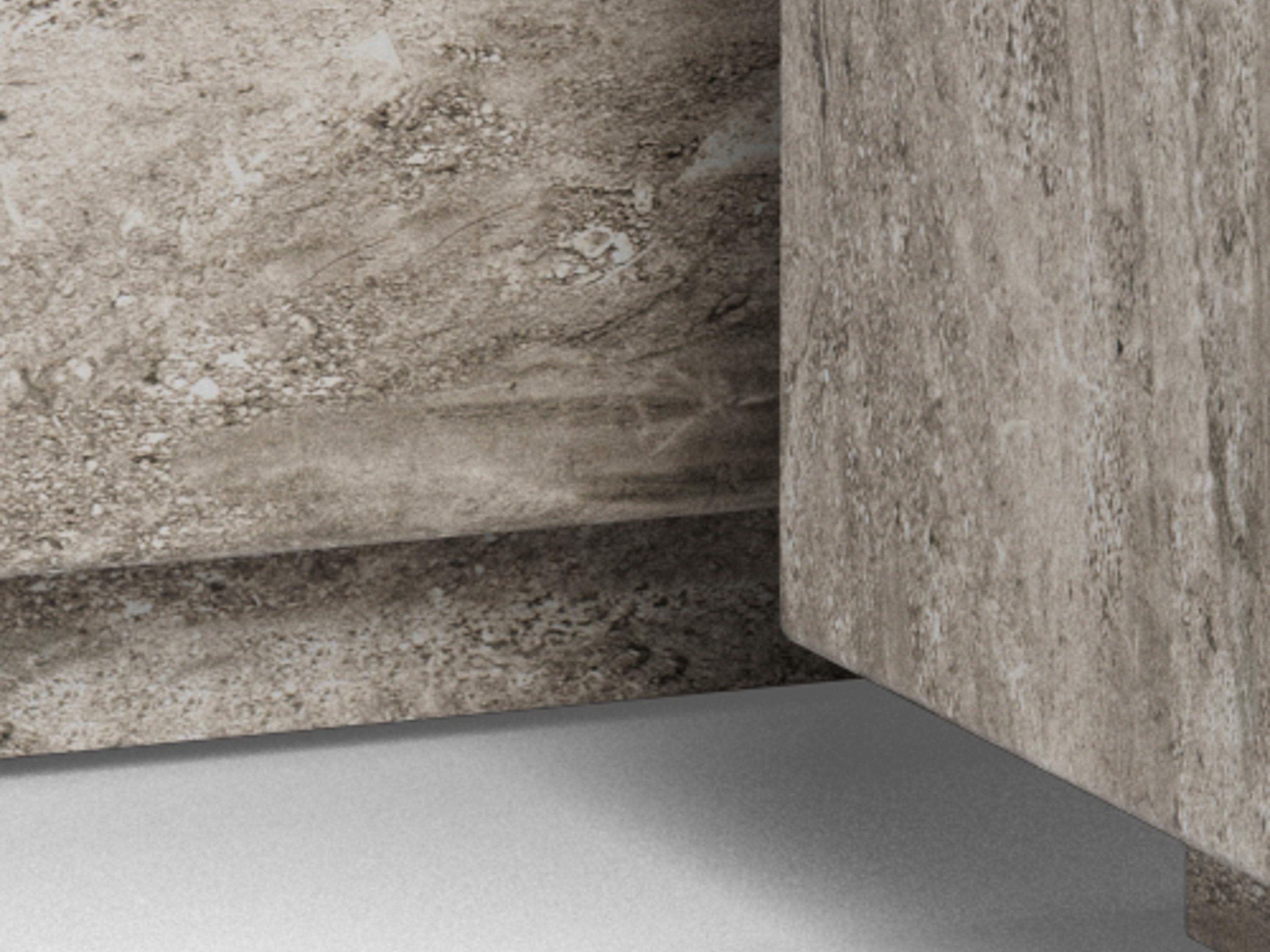 Ensemble tables basses Norsica 894 (Marbre gris)