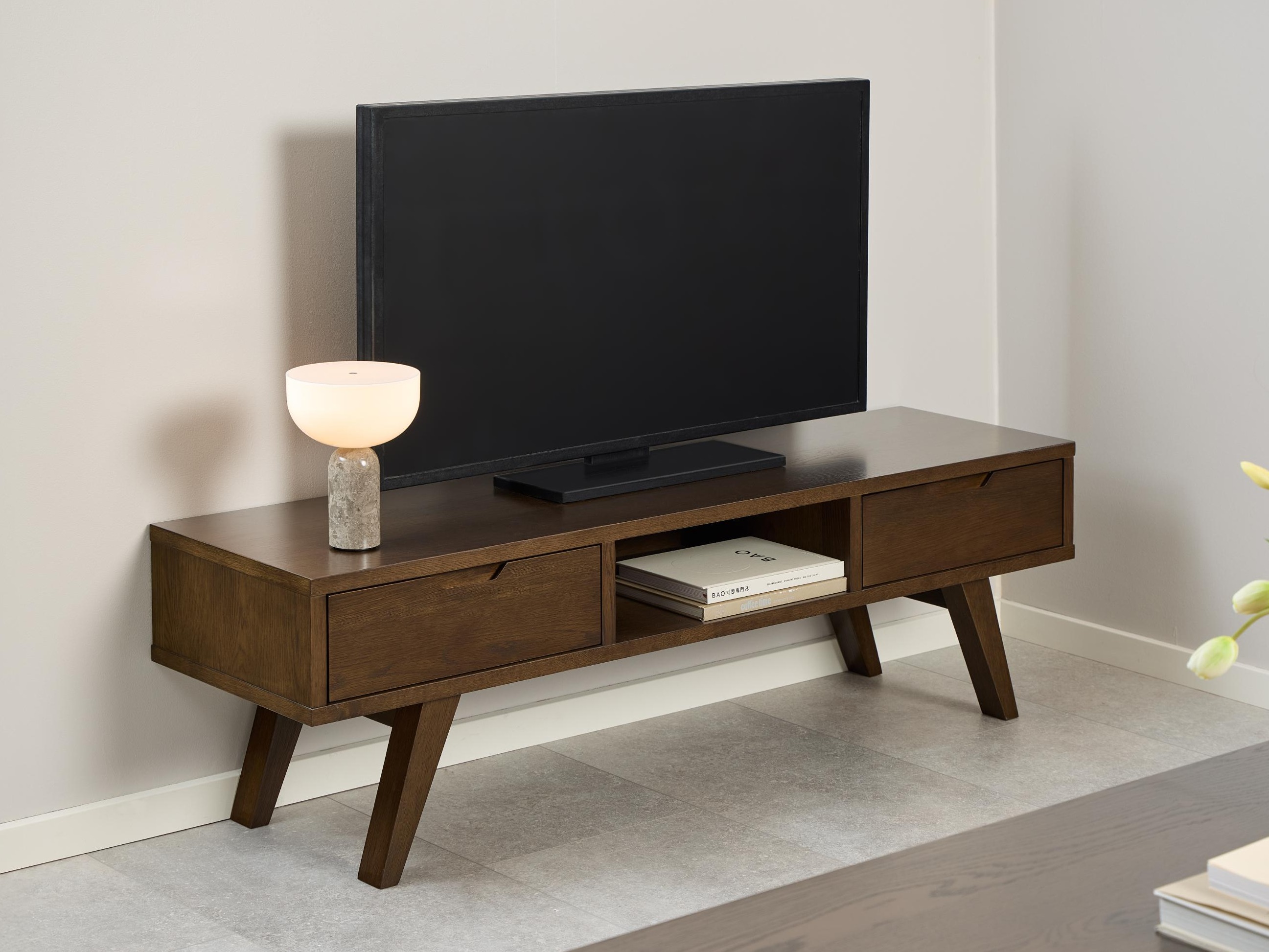 Meuble TV Norsica Albene 110 (Marron)
