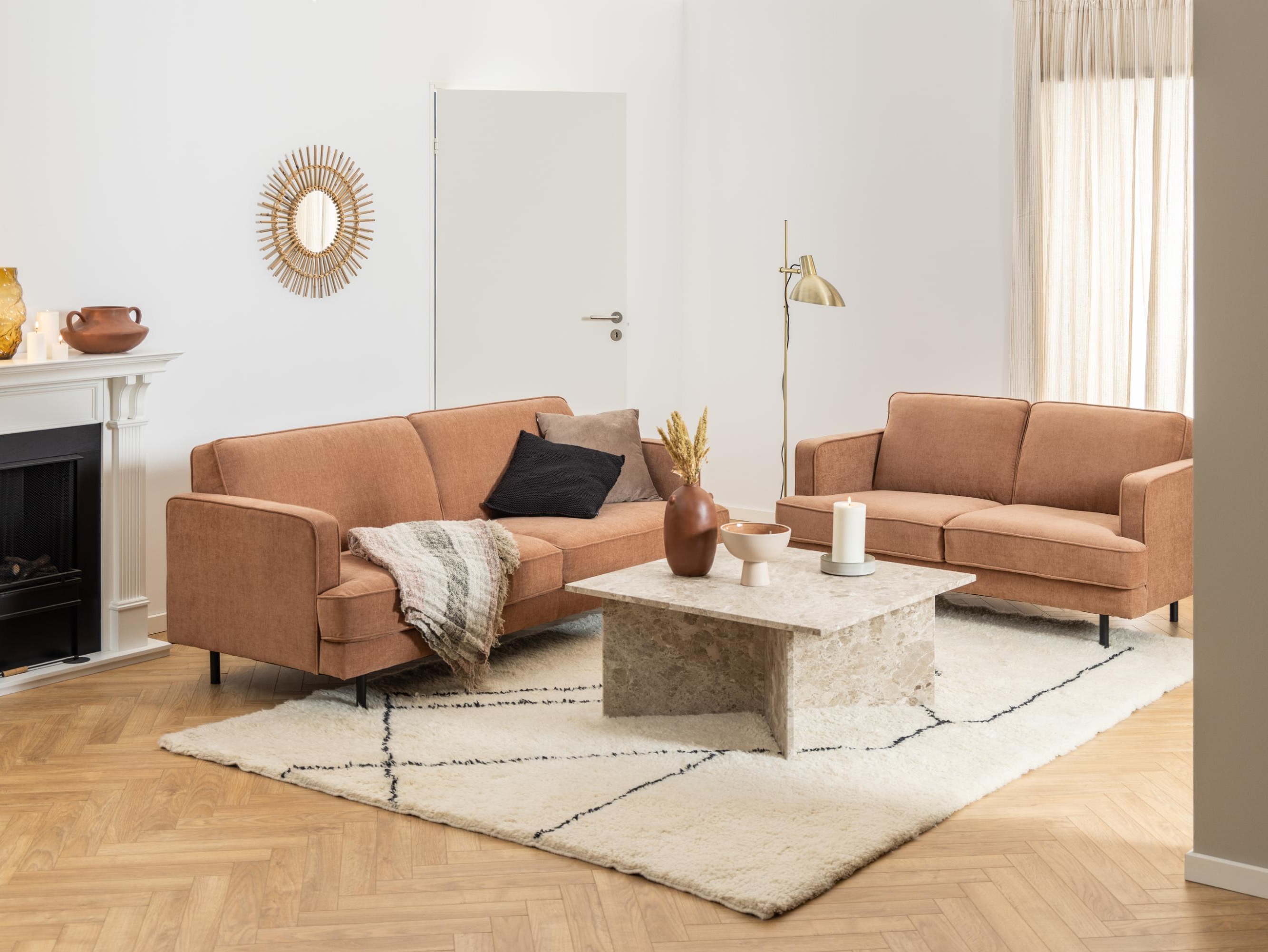 Table basse Norsica 971 (Brun clair)