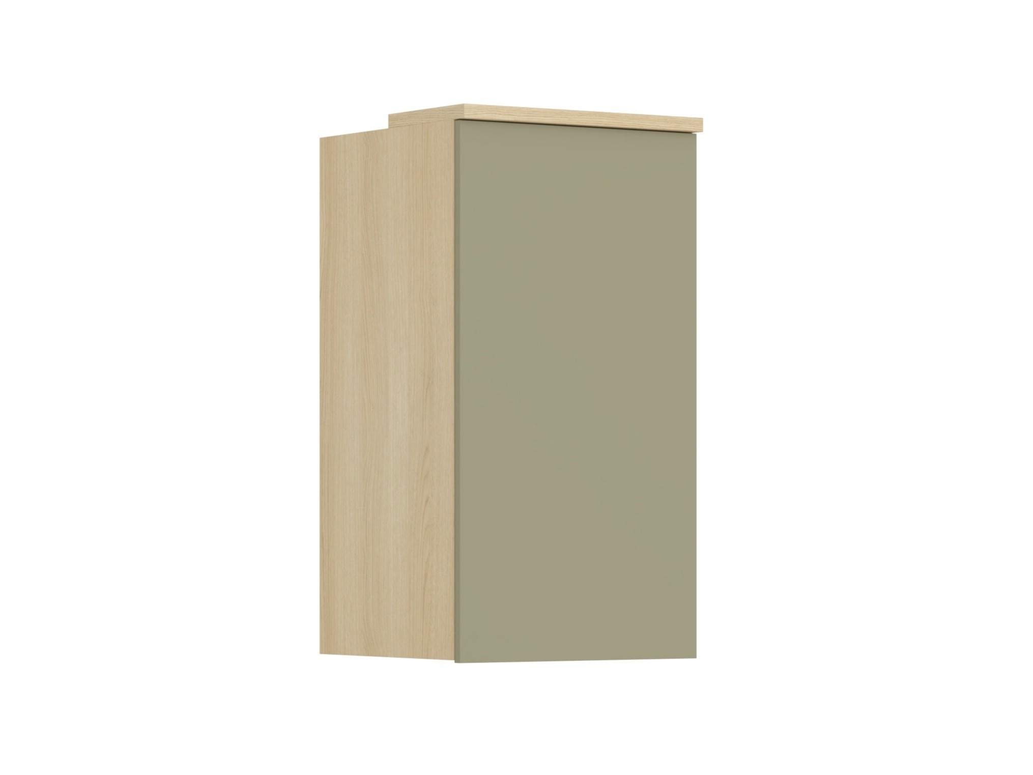 Armoire murale Nolcala 102 (Chêne + Eucalyptus)