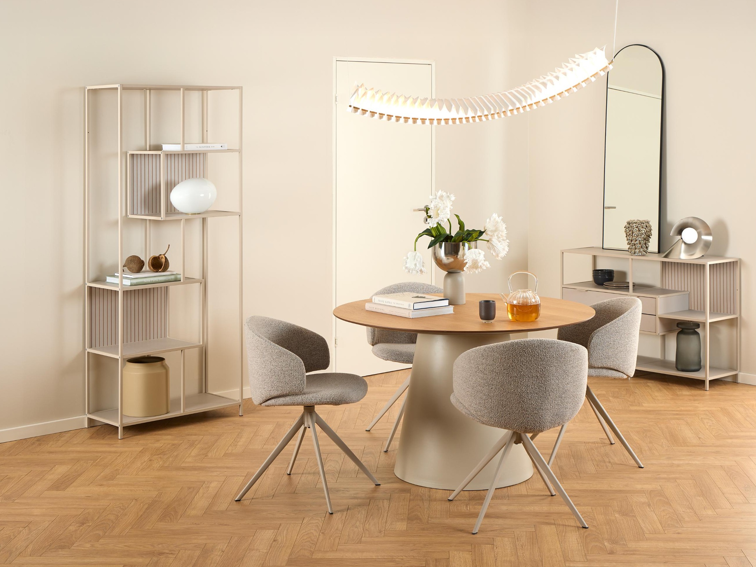 Chaise Norsica 910 (Gris + Beige)