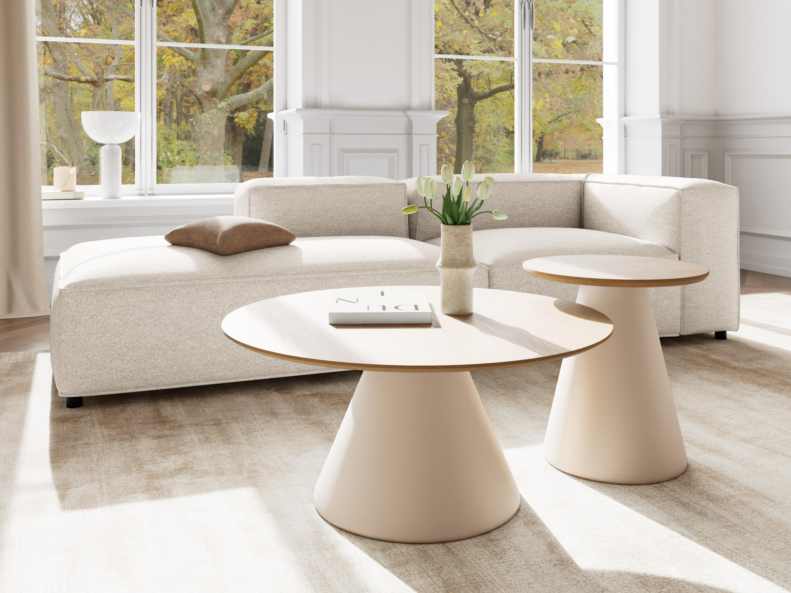 Table basse Norsica 908 (Gris + Chêne)