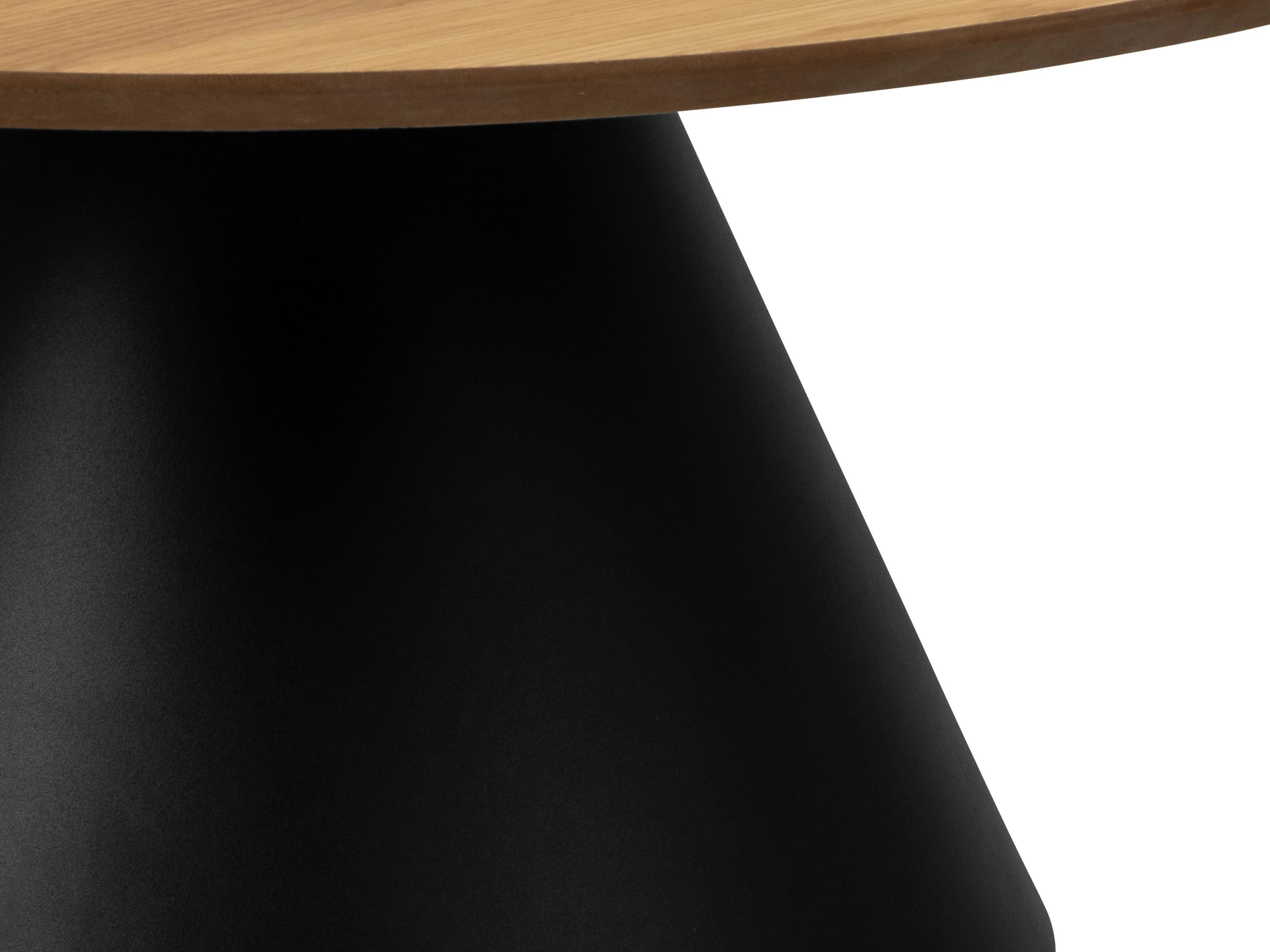 Table basse Norsica 908 (Noir + Chêne)