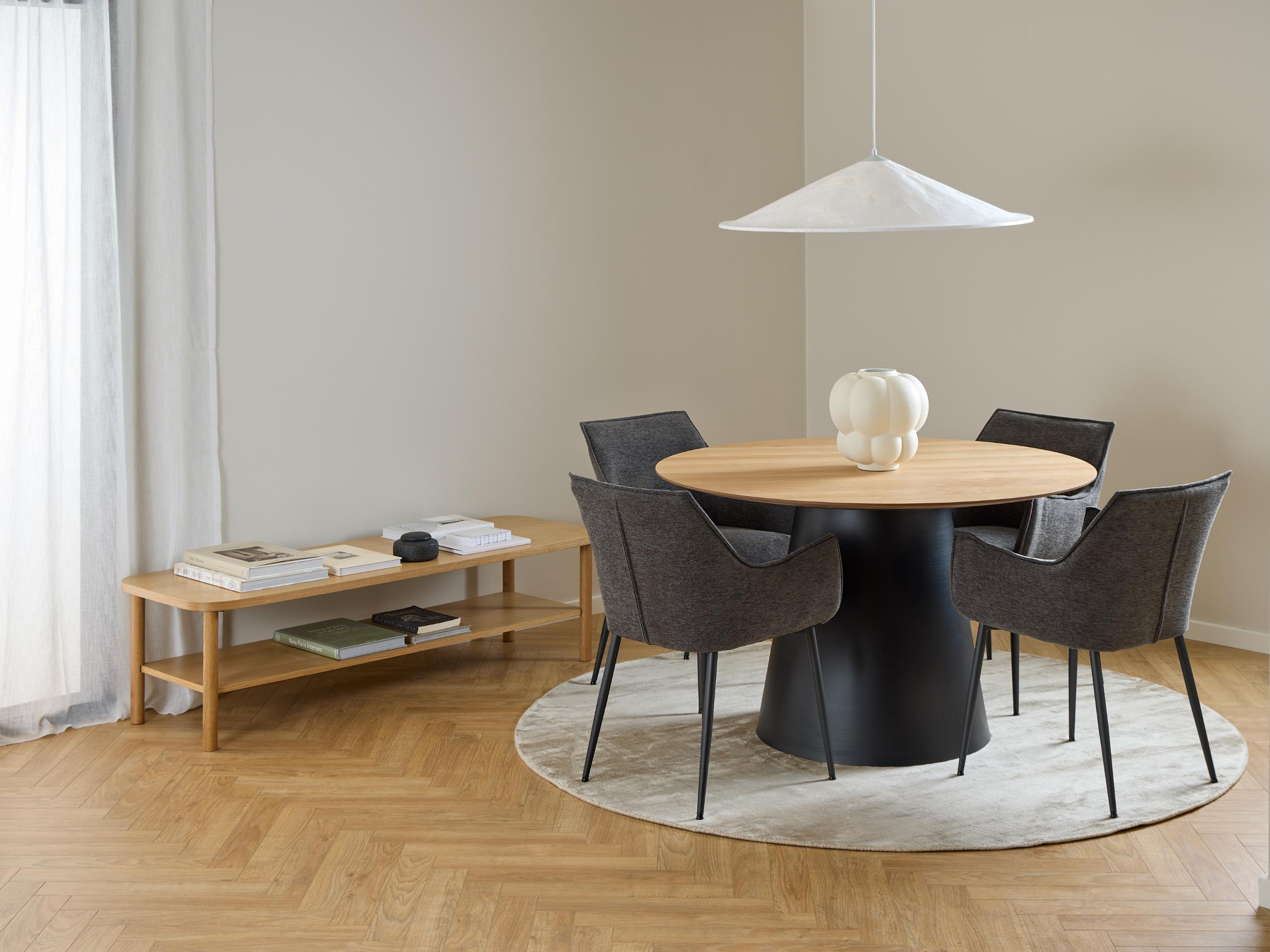 Table Norsica 909 (Noir + Chêne)