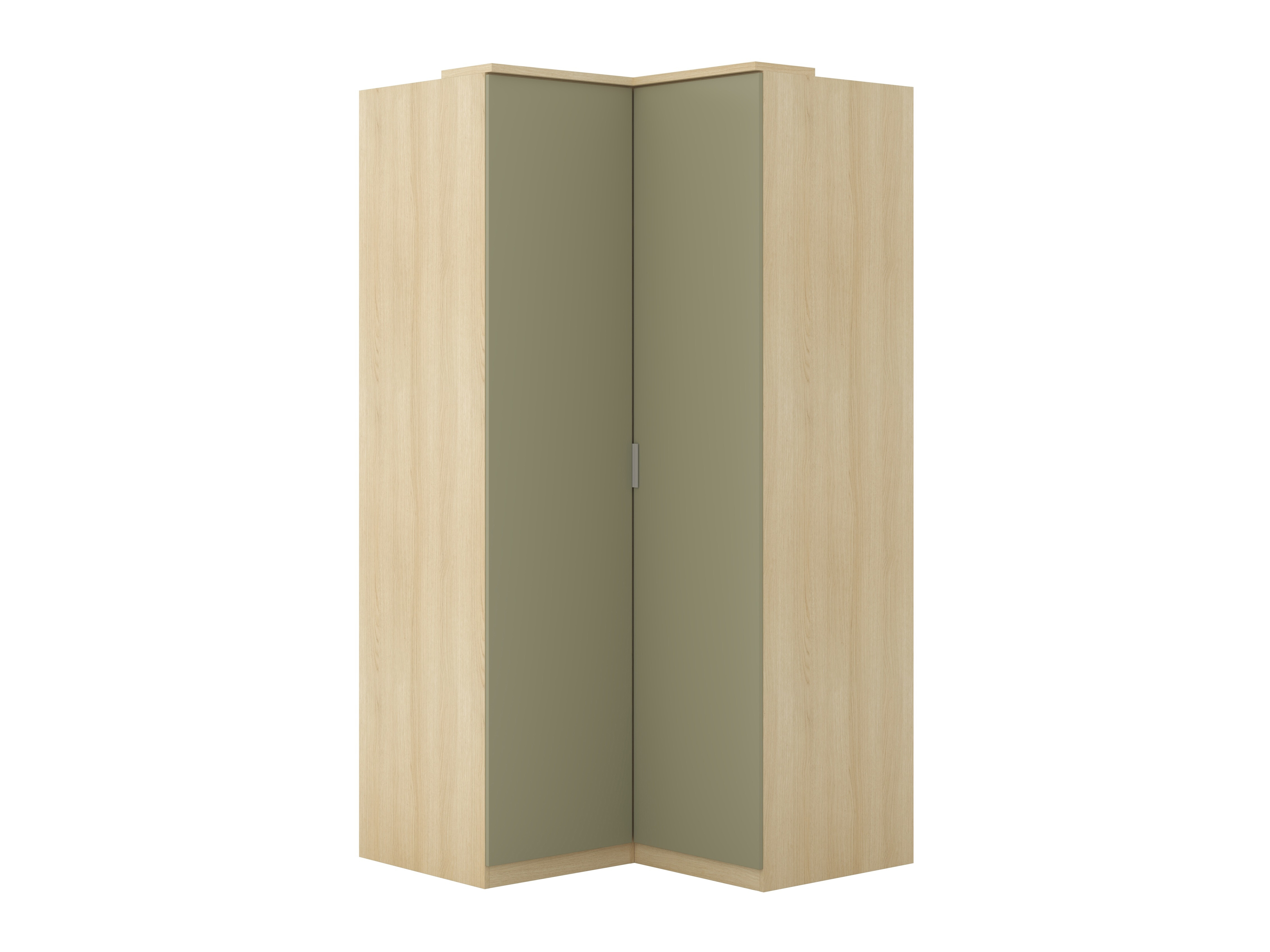 Armoire d'angle Nolcala 107 (Chêne + Eucalyptus)