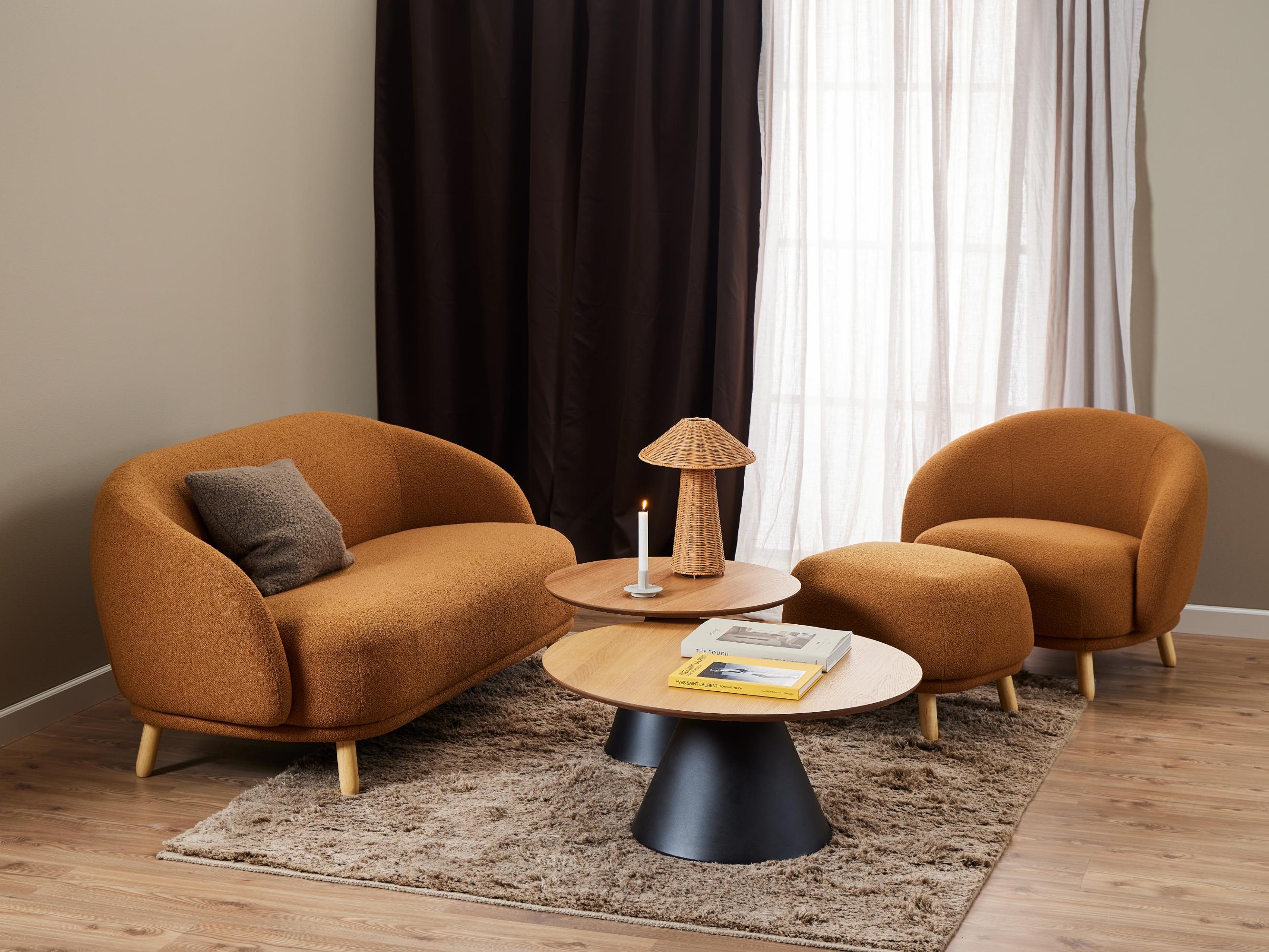 Table basse Norsica 914 (Noir + Chêne)