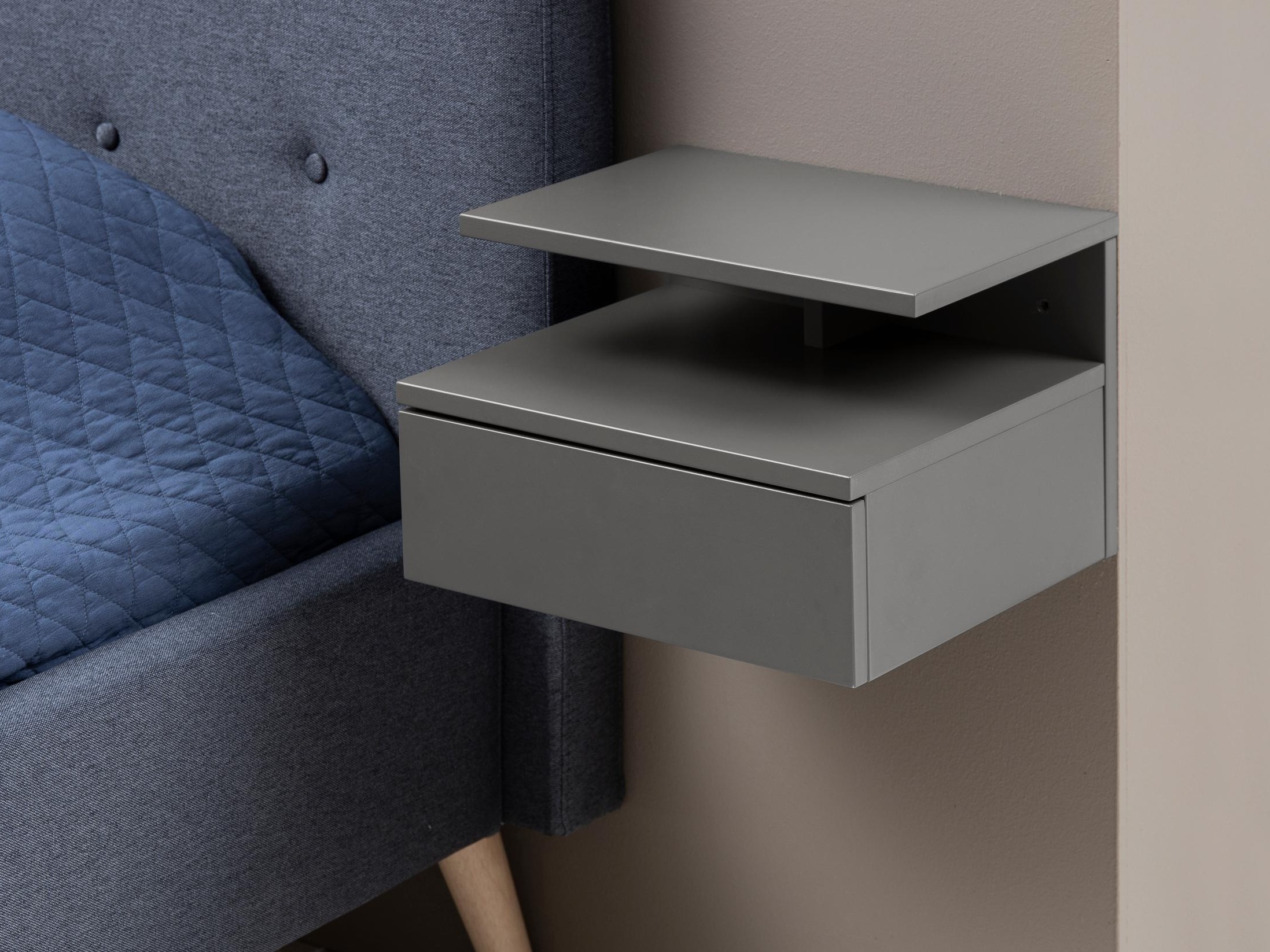 Table de chevet Norsica 970 (Gris)
