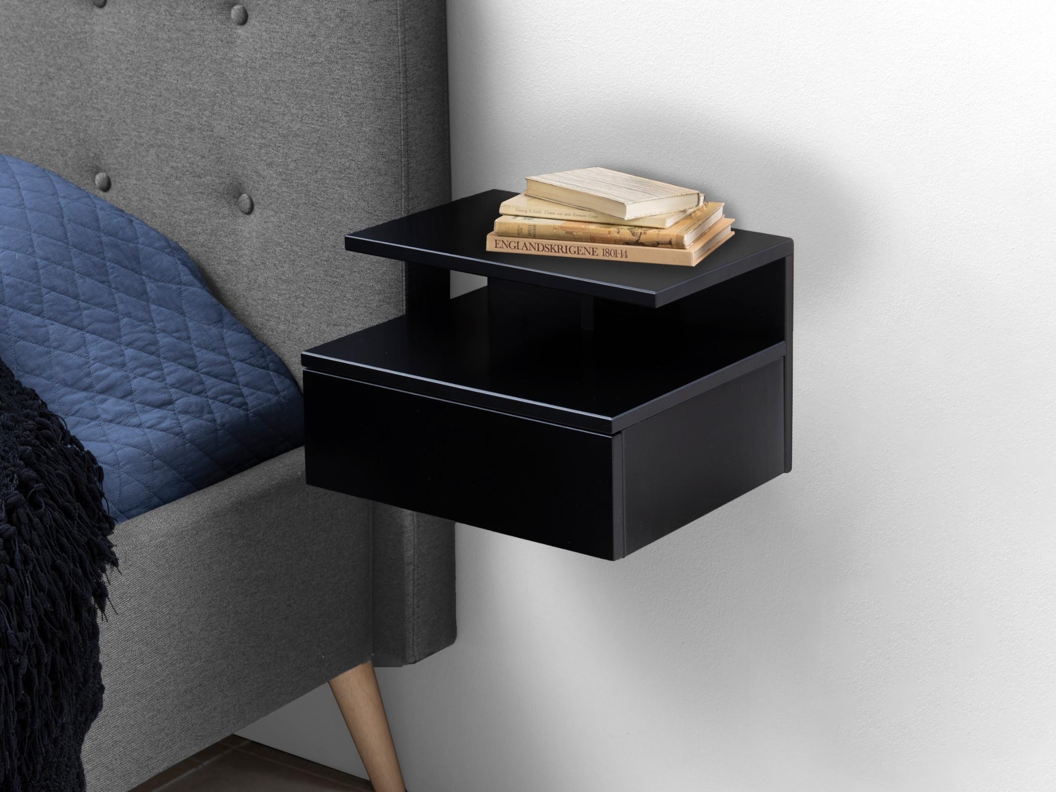 Table de chevet Norsica 970 (Noir)